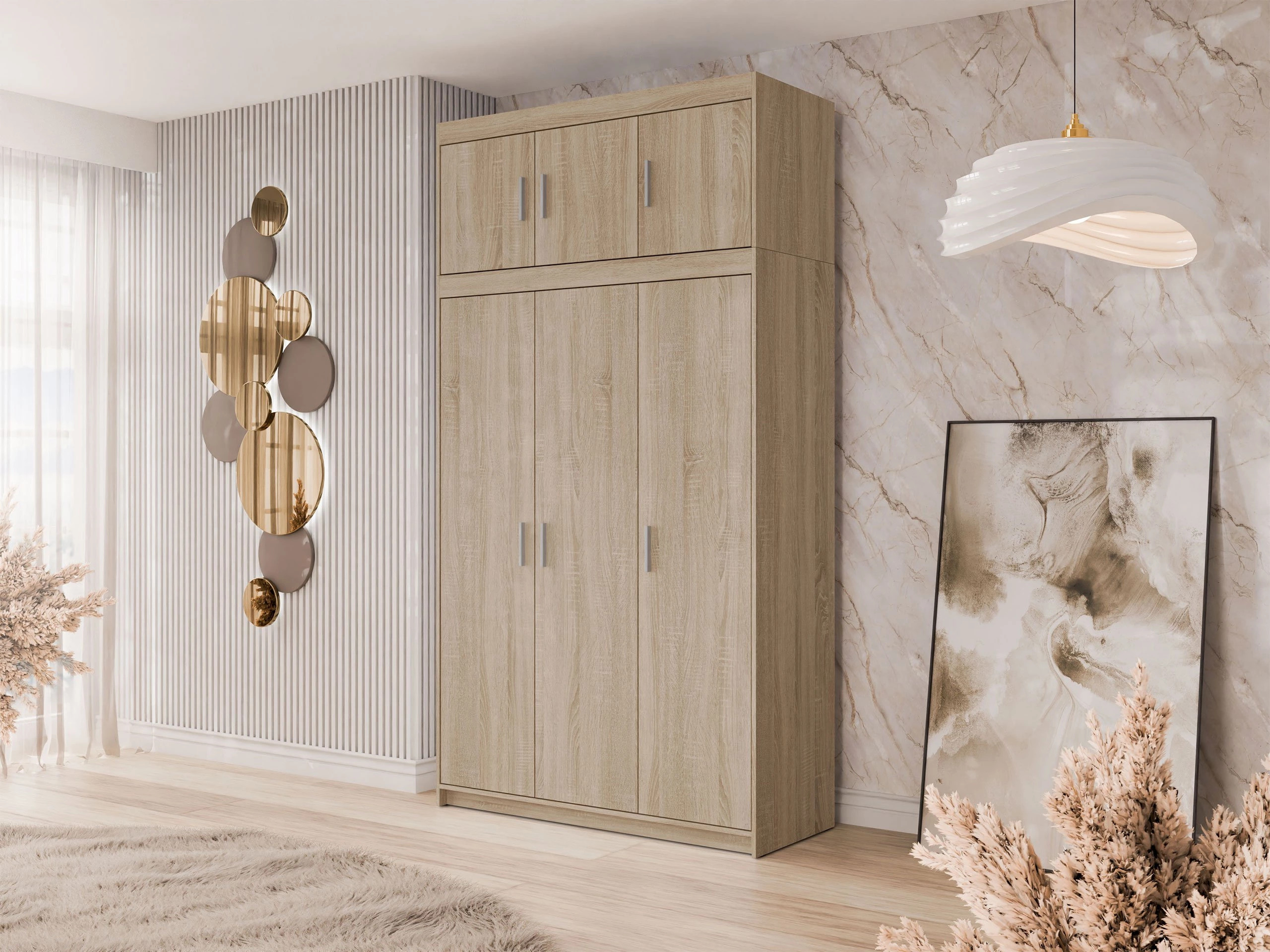 Wardrobe Novduni 104 (Sonoma oak)