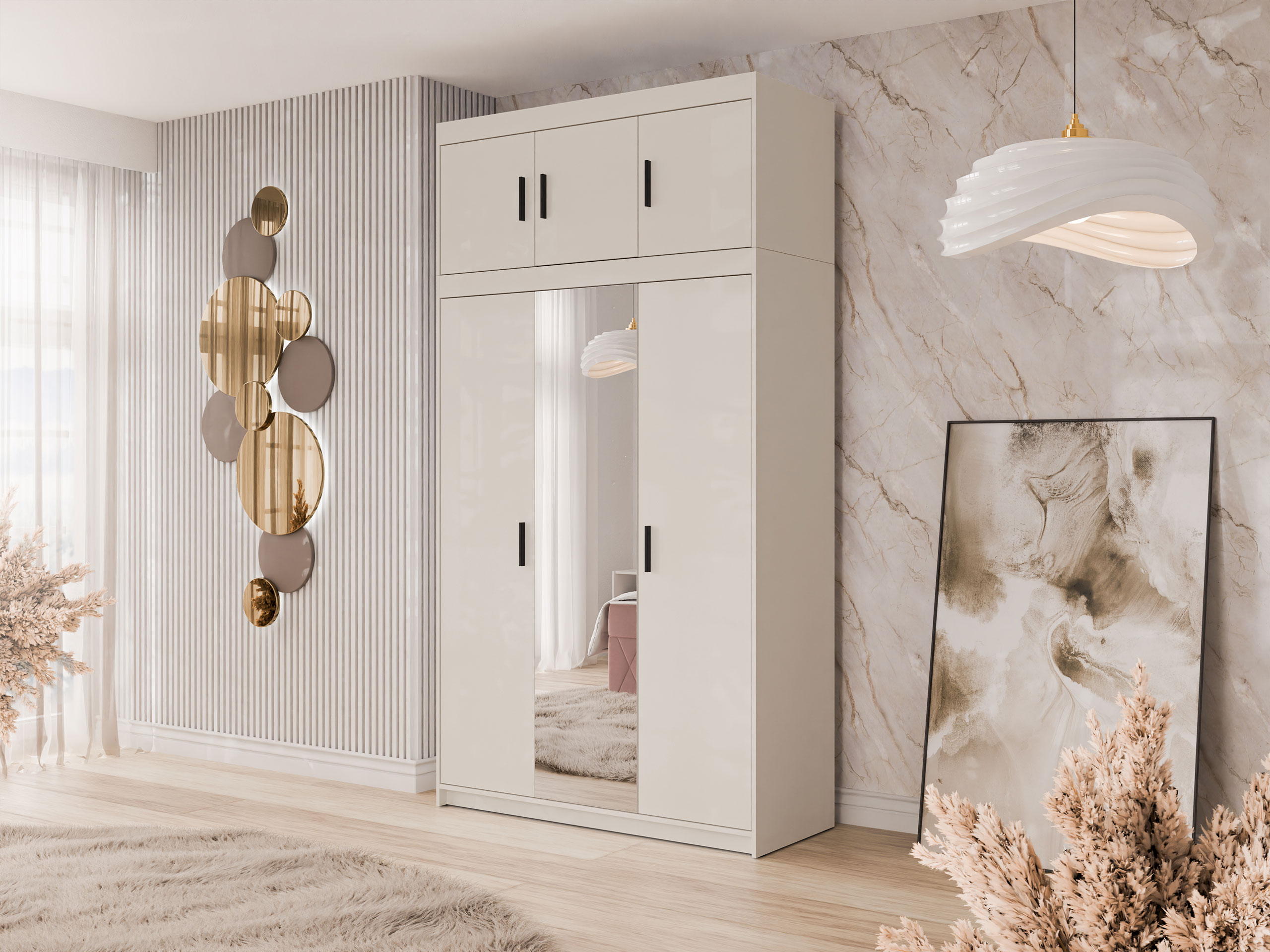 Wardrobe Novduni 105 (Beige)