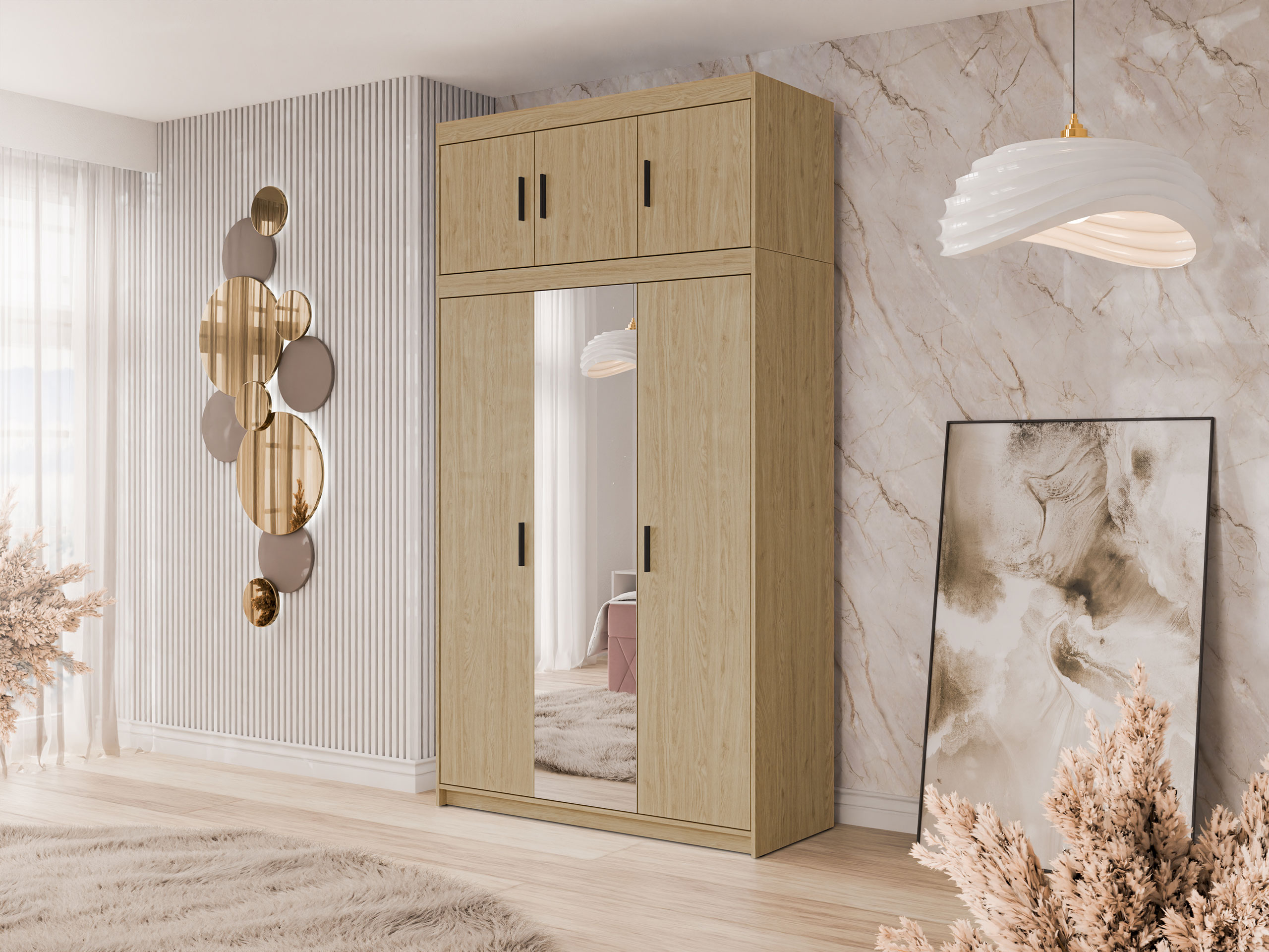 Wardrobe Novduni 105 (Oak)