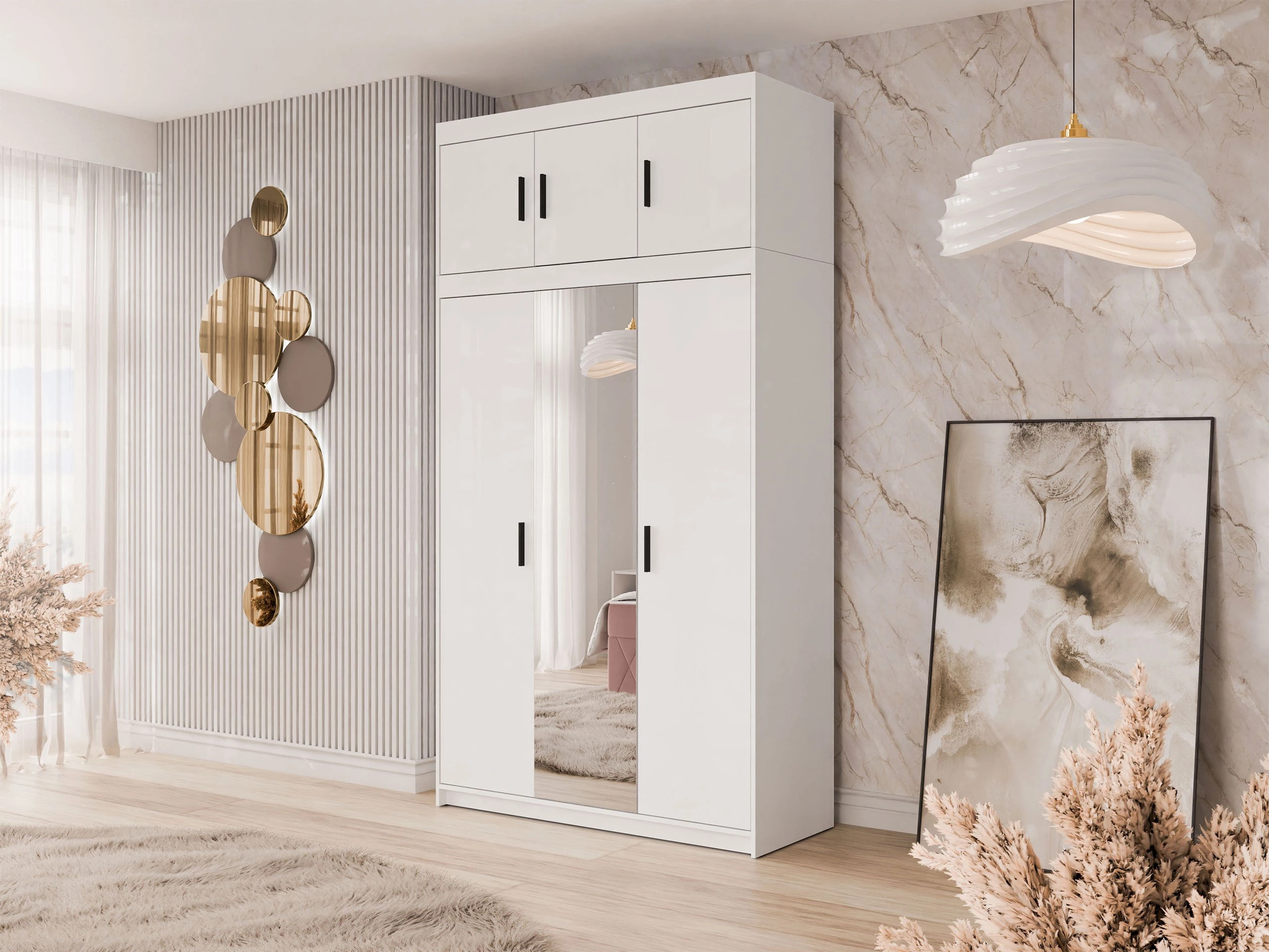 Wardrobe Novduni 105 (White)