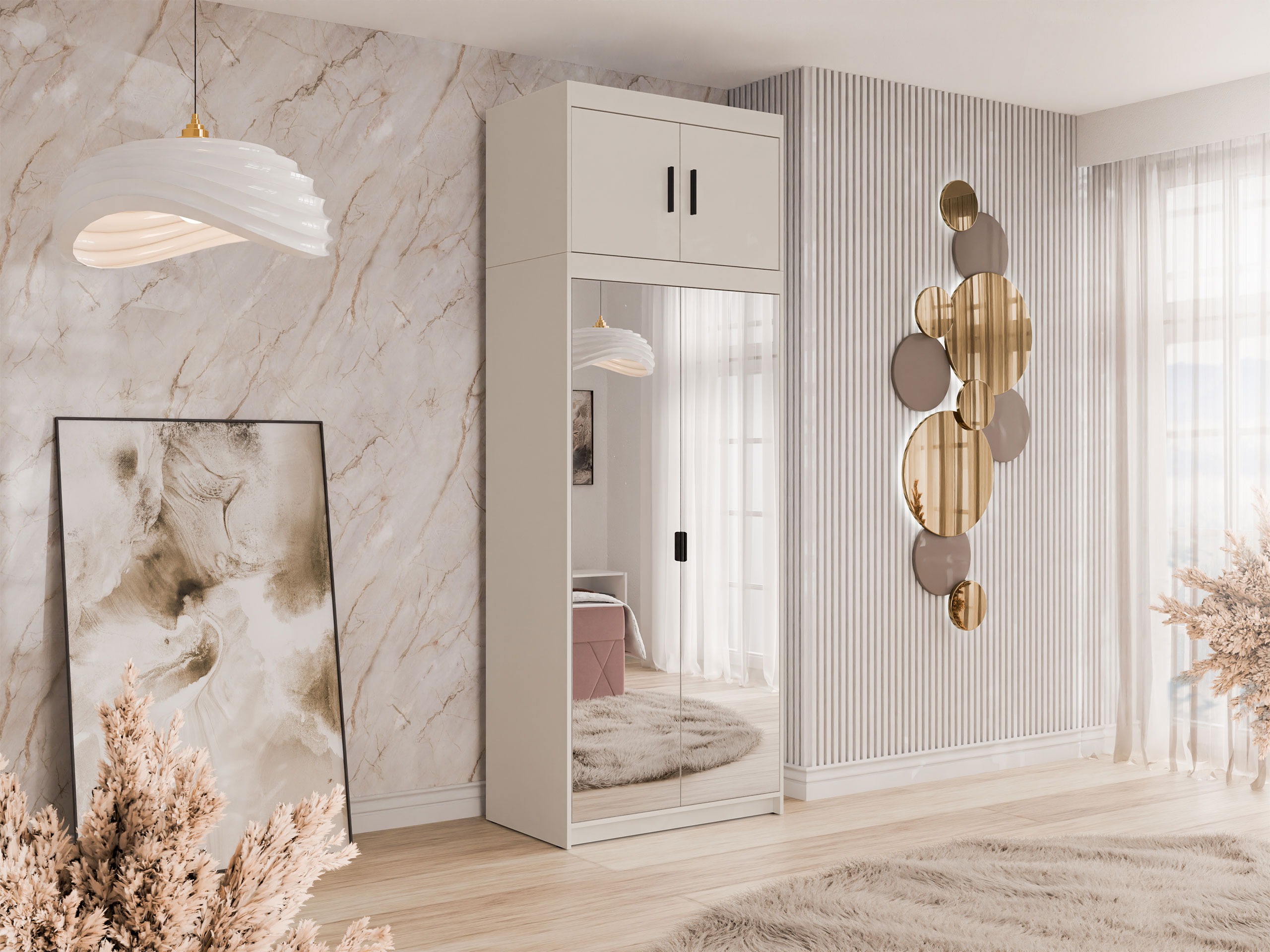 Wardrobe Novduni 119 (Beige)