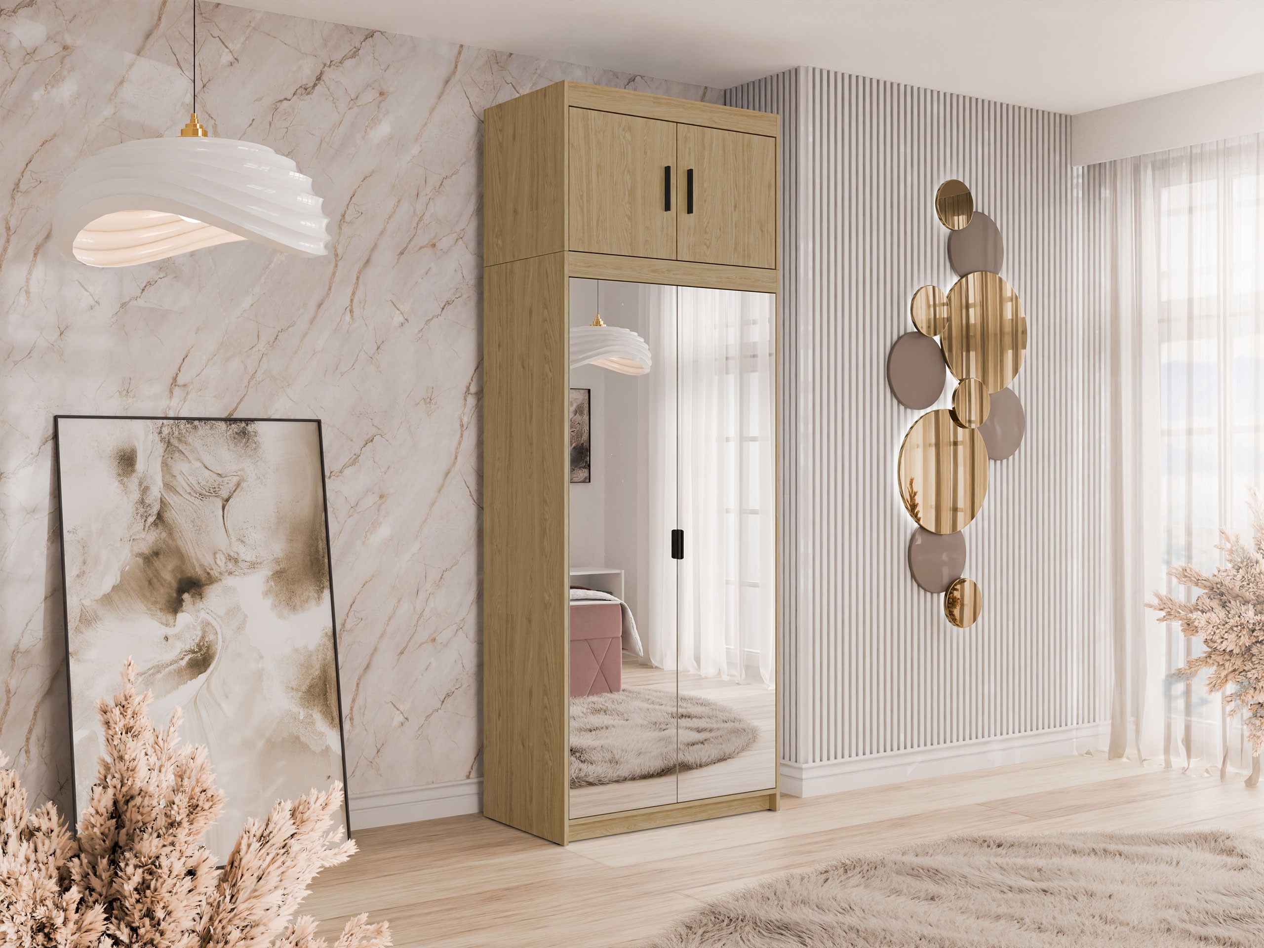 Wardrobe Novduni 119 (Oak)