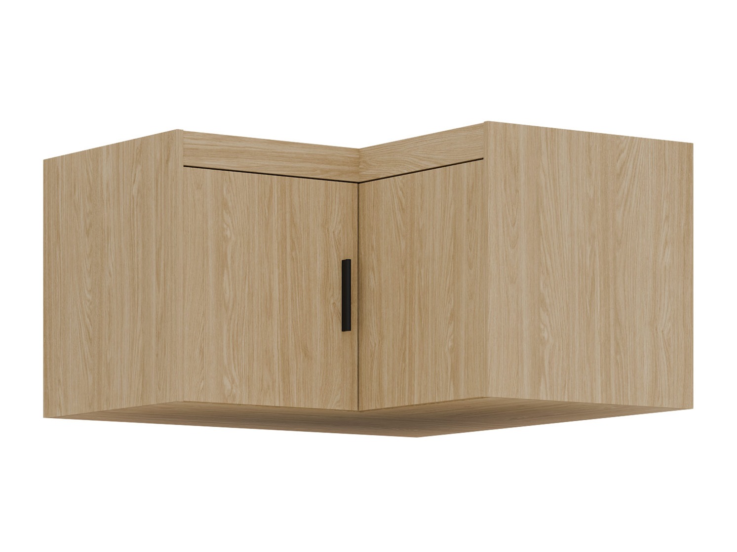 Corner cabinet Novduni 118 (Oak)
