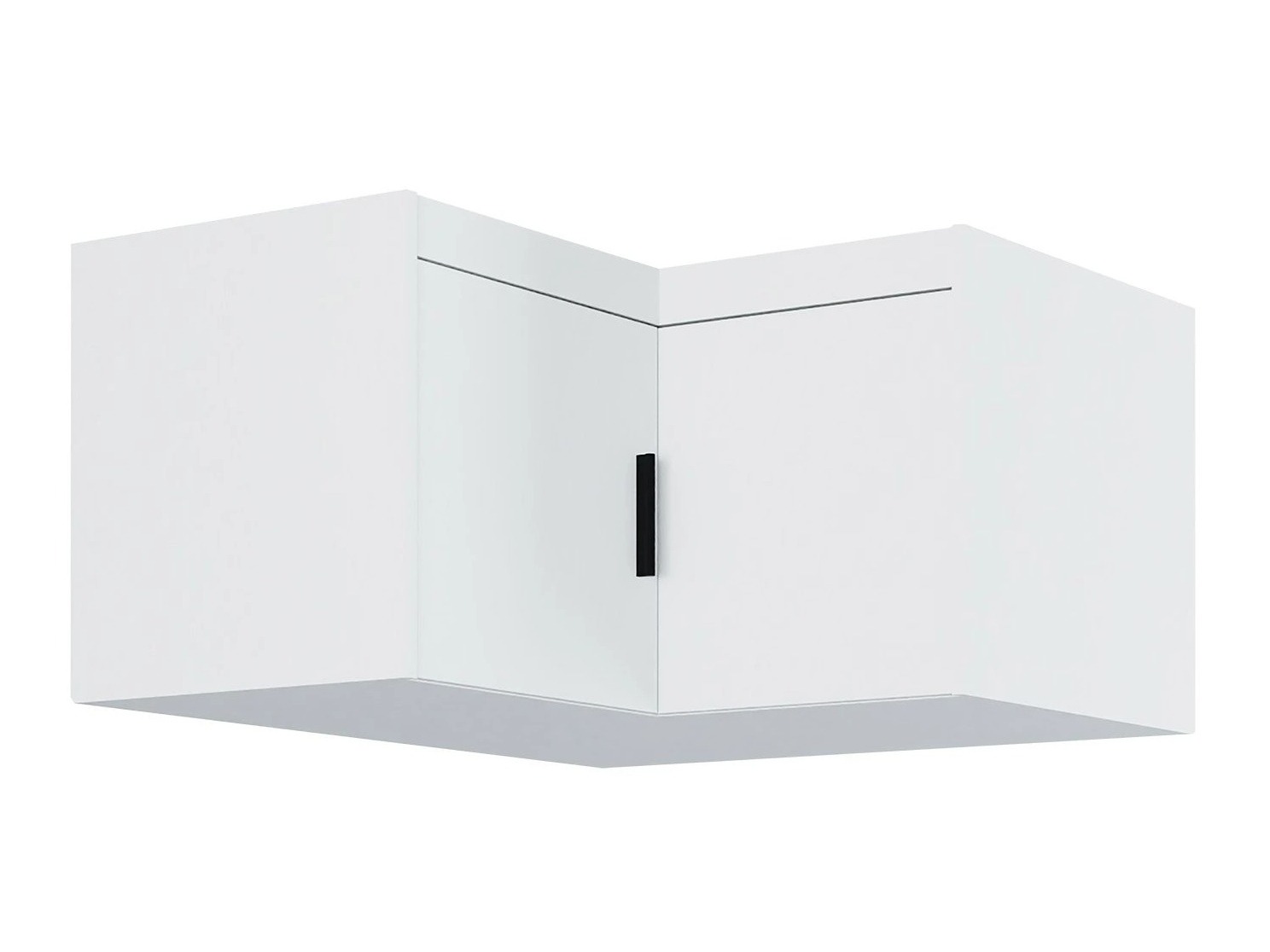 Corner cabinet Novduni 118 (White)