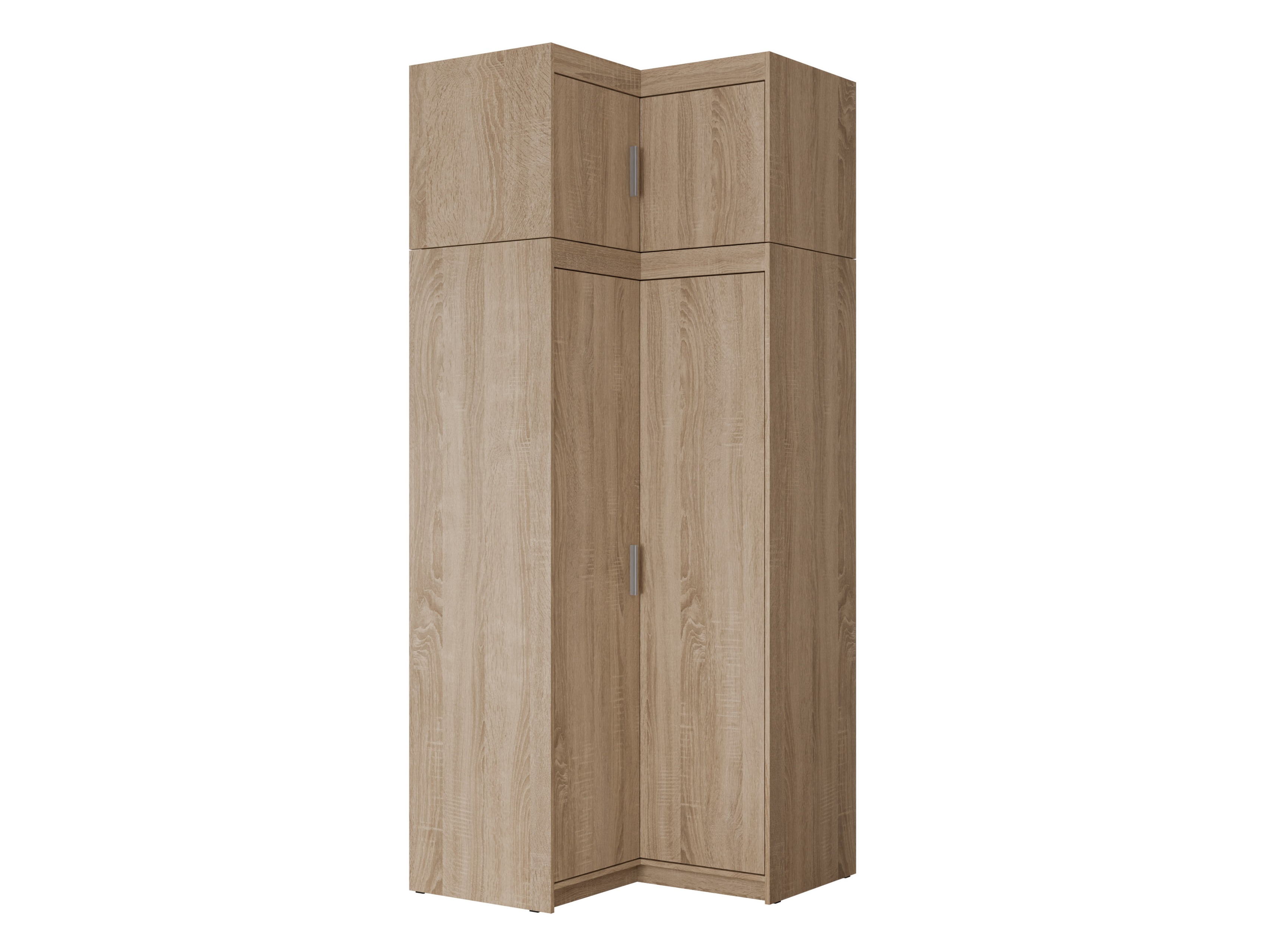 Corner wardrobe Novduni 121 (Sonoma oak)