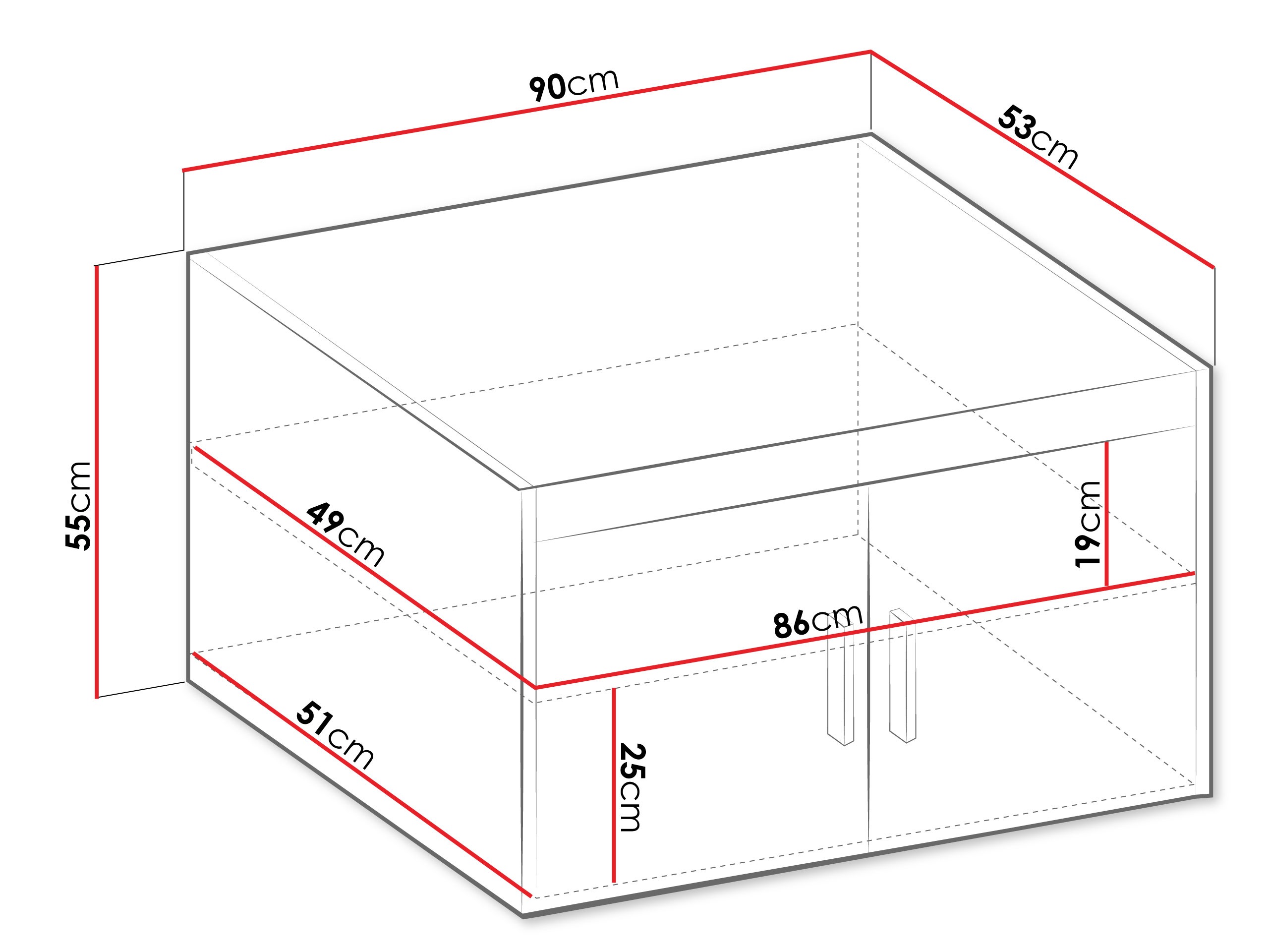 Sideboard Novduni 122 (White)