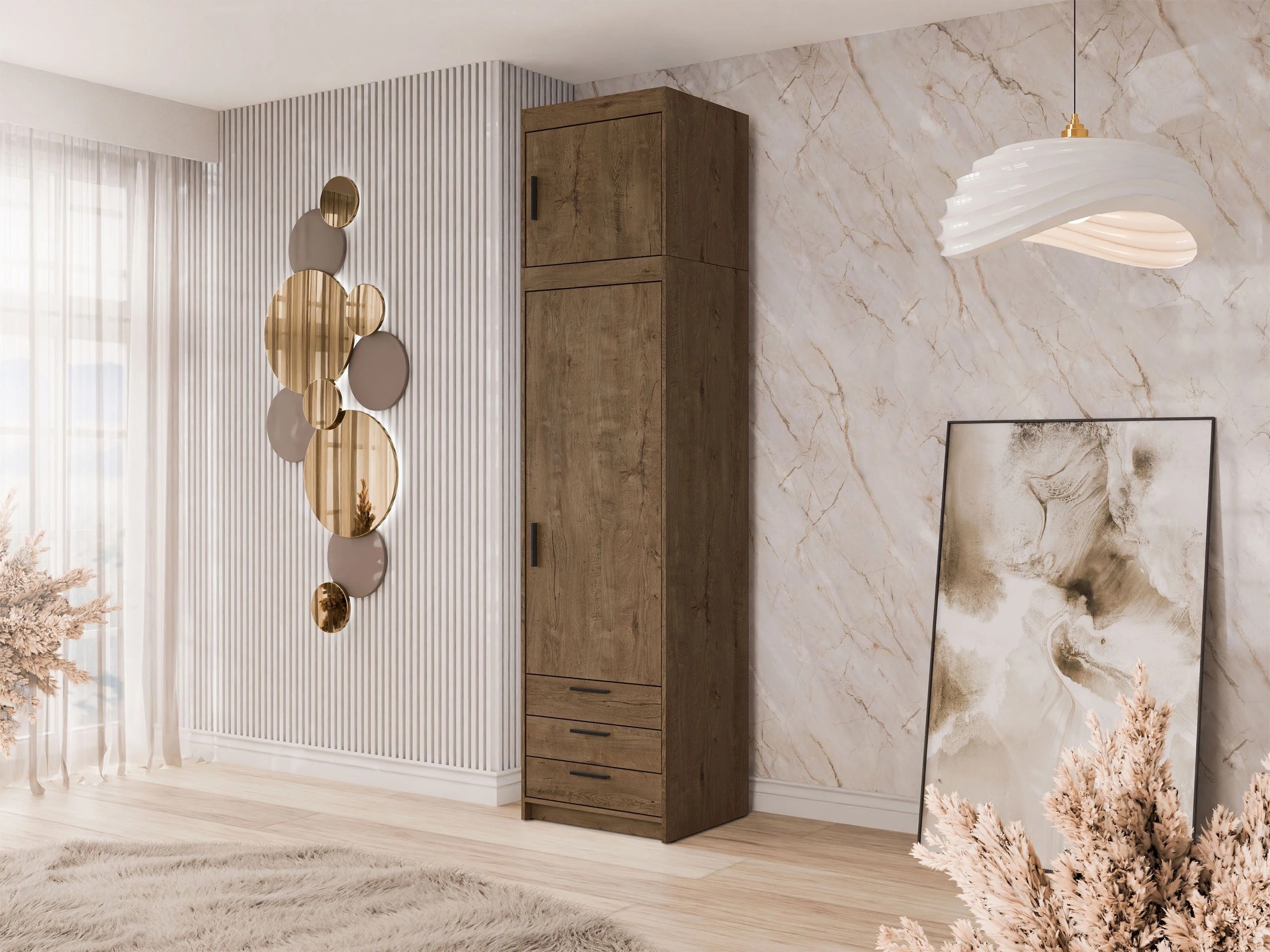 Bookcase Novduni 111 (Lefkas oak)