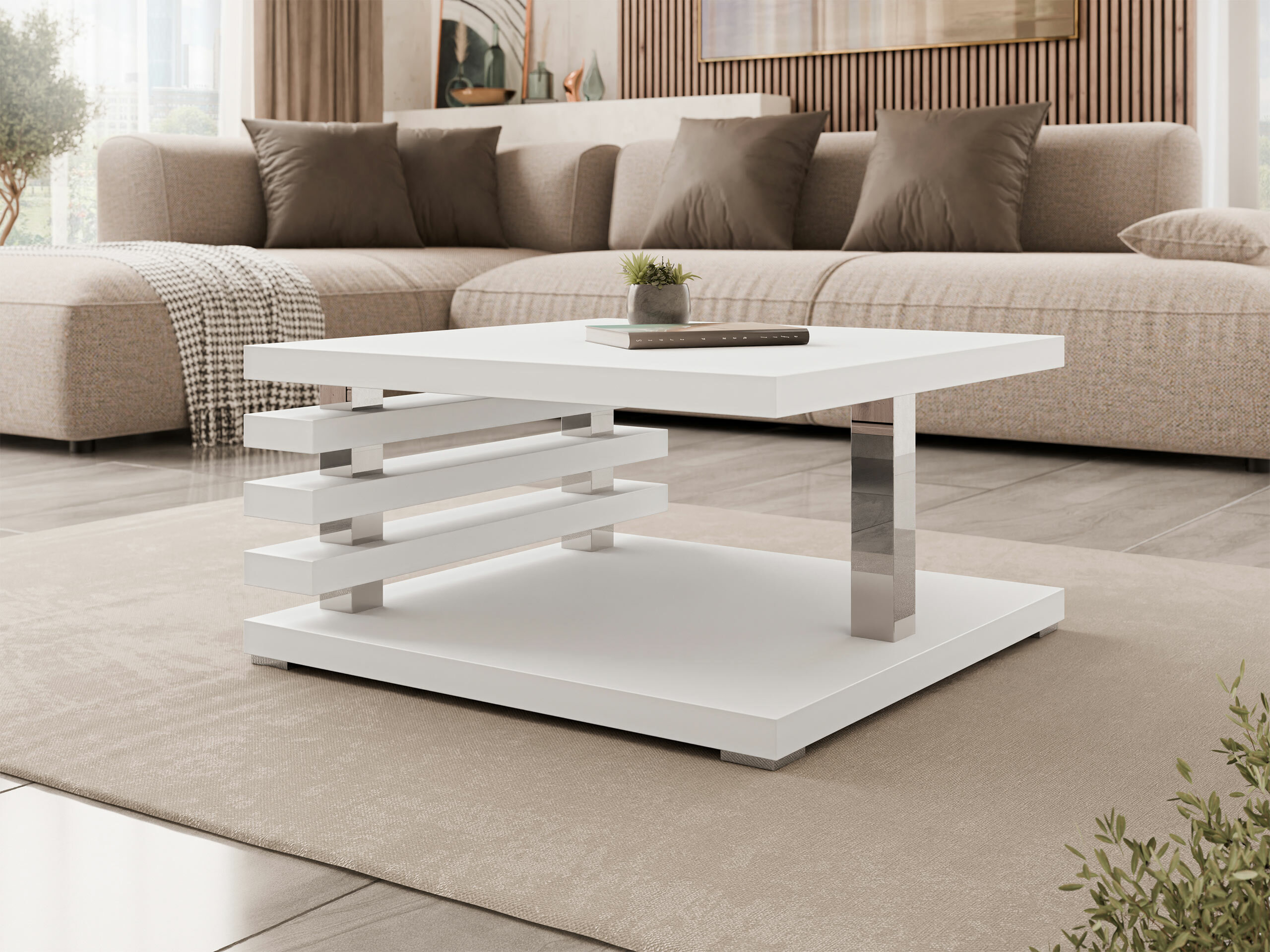 Coffee table Consortum (Matte white)