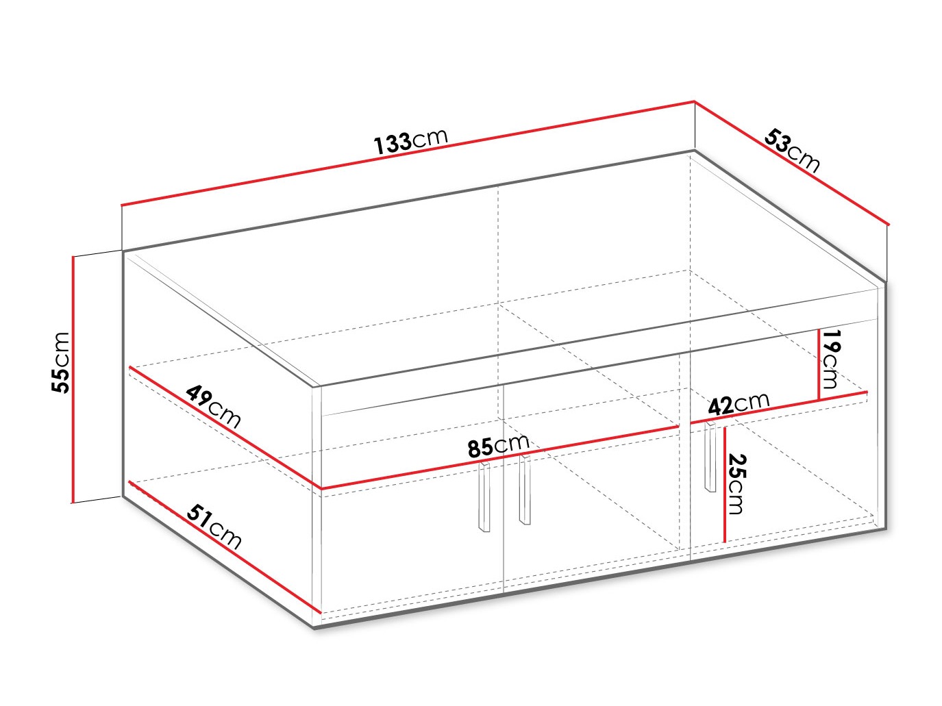 Sideboard Novduni 124 (Lefkas oak)