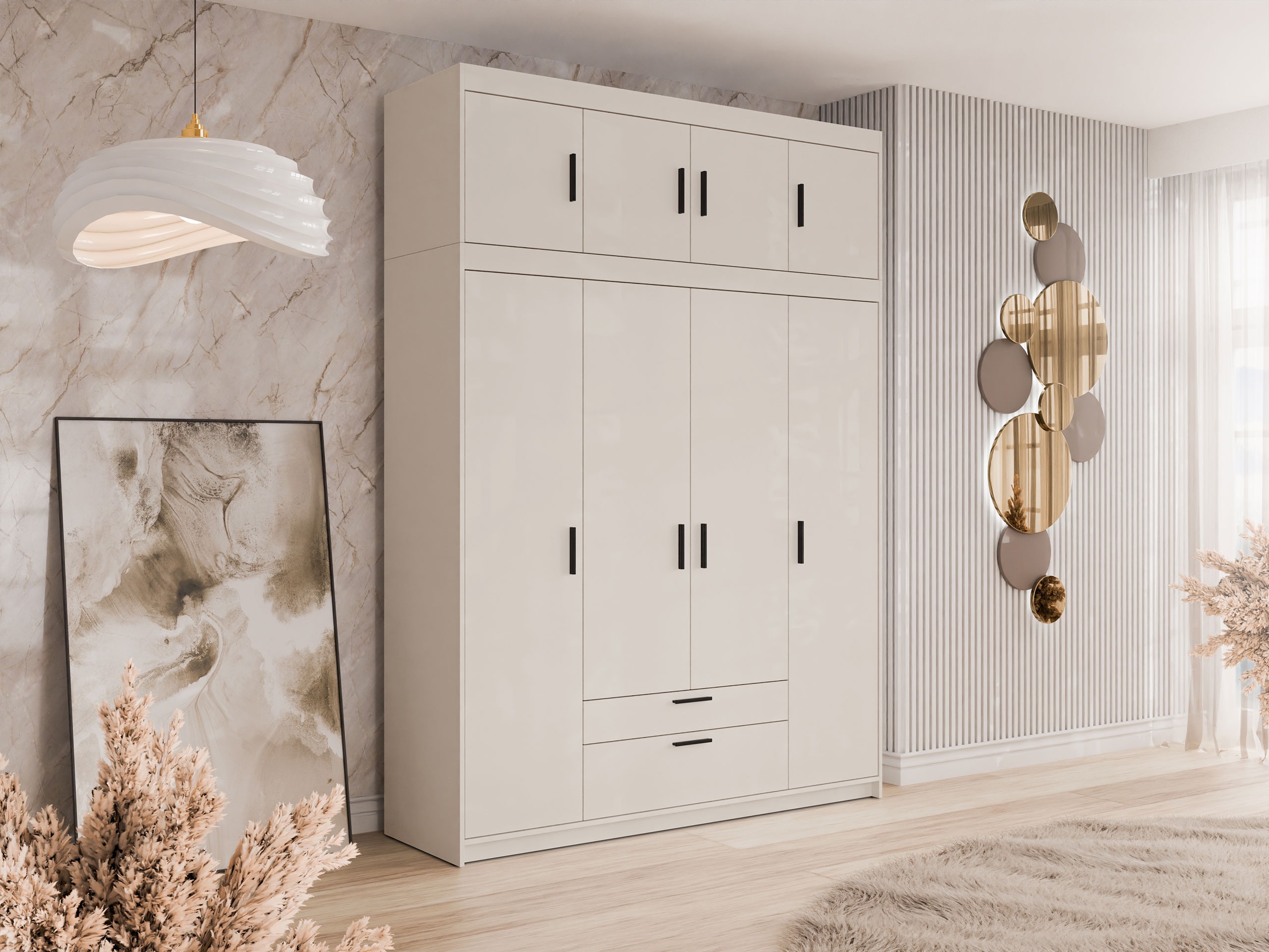 Wardrobe Novduni 106 (Beige)