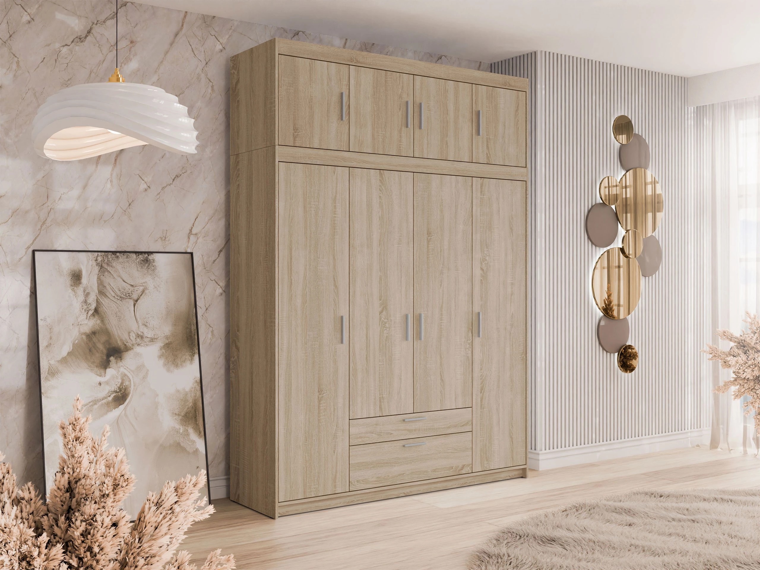 Wardrobe Novduni 106 (Sonoma oak)