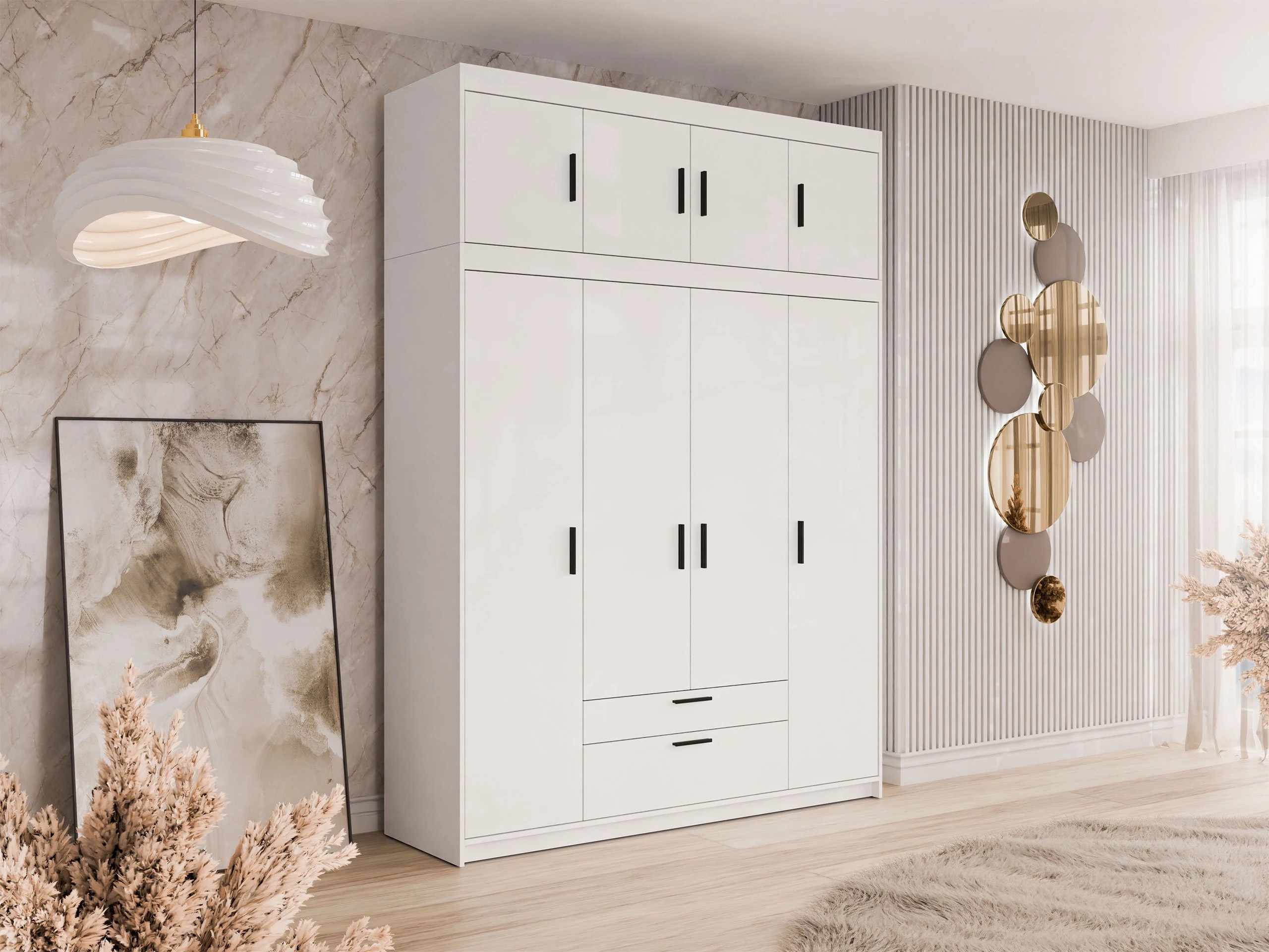 Wardrobe Novduni 106 (White)