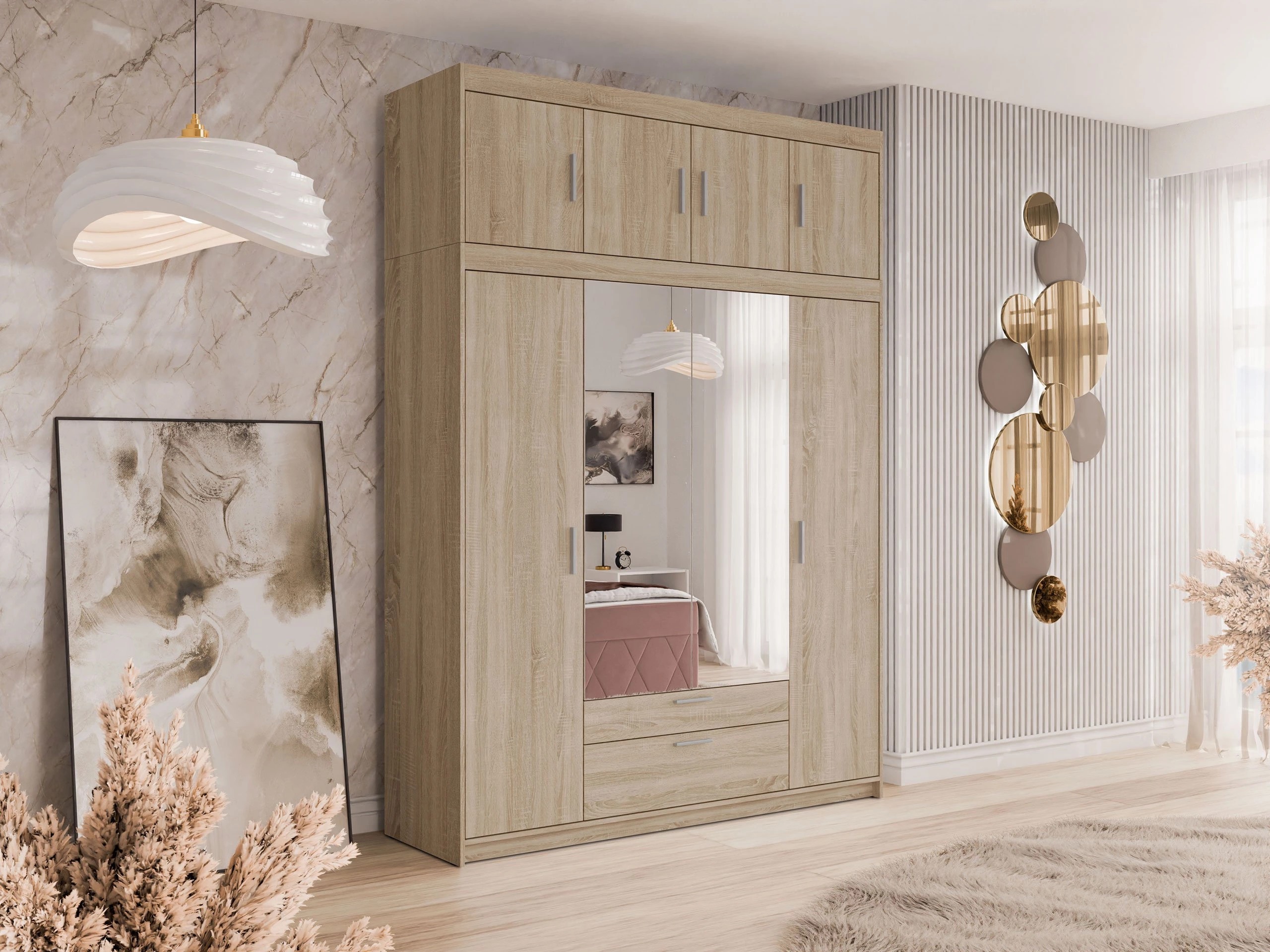 Wardrobe Novduni 109 (Sonoma oak)
