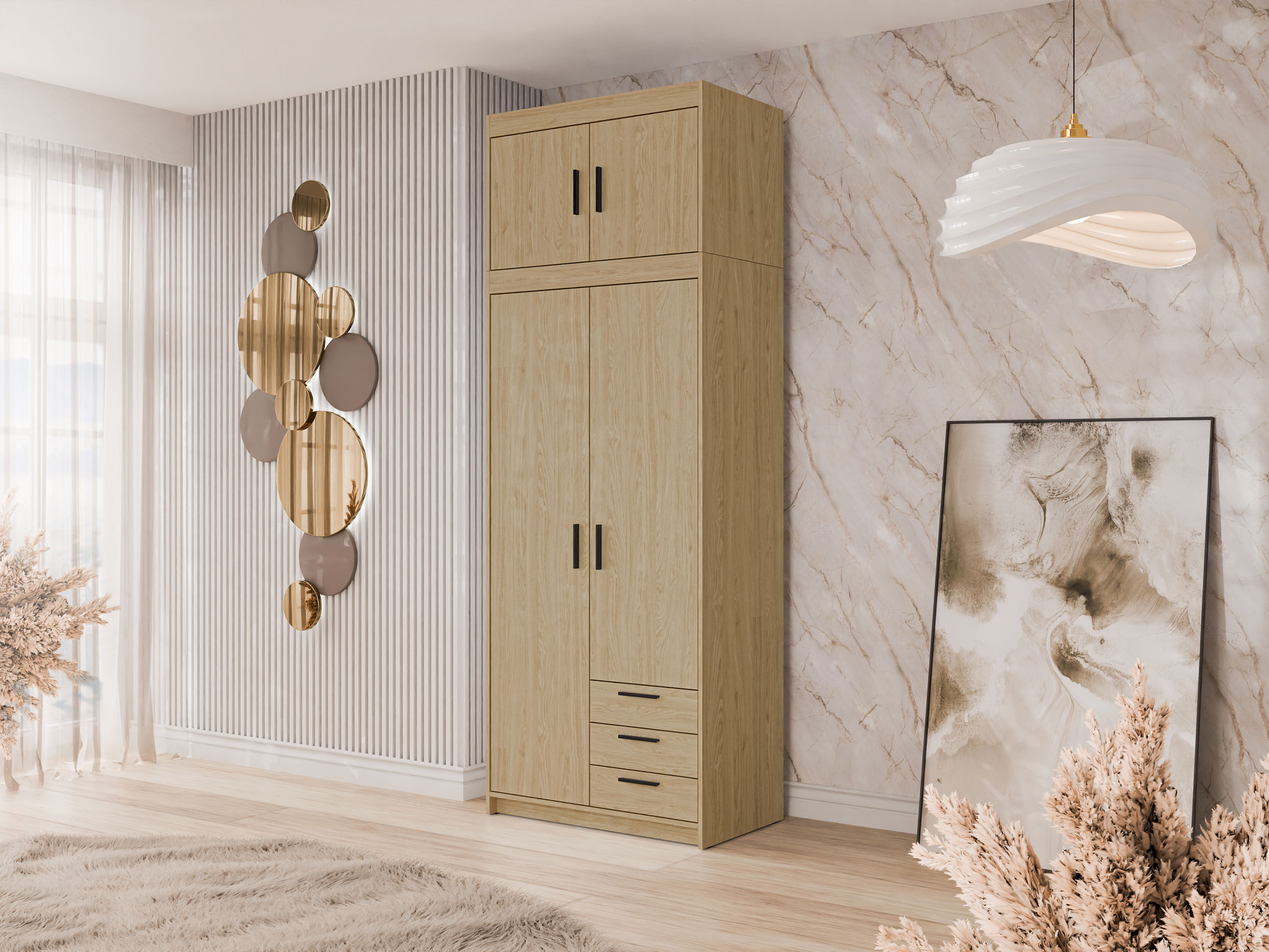 Wardrobe Novduni 113 (Oak)