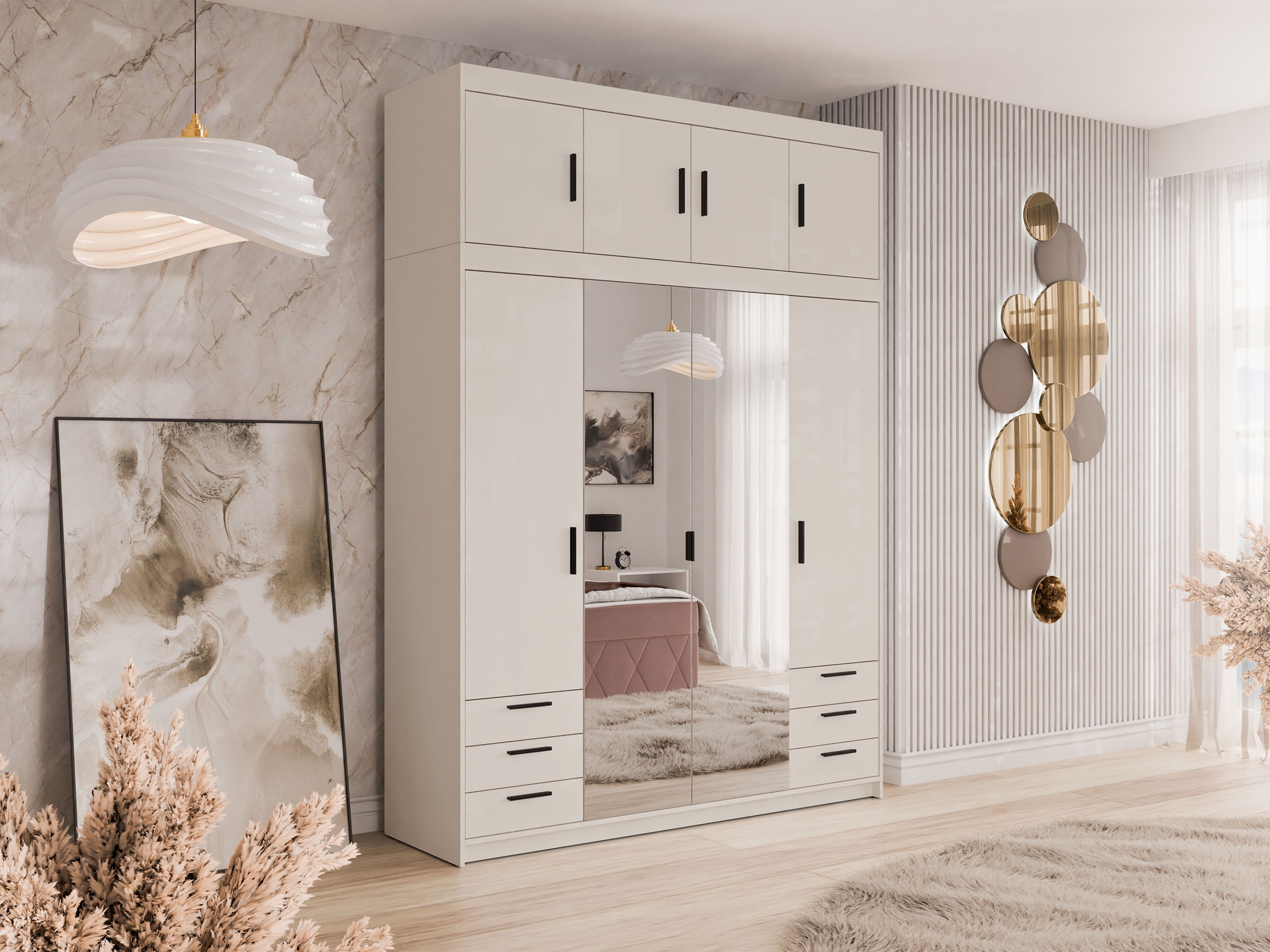 Wardrobe Novduni 120 (Beige)