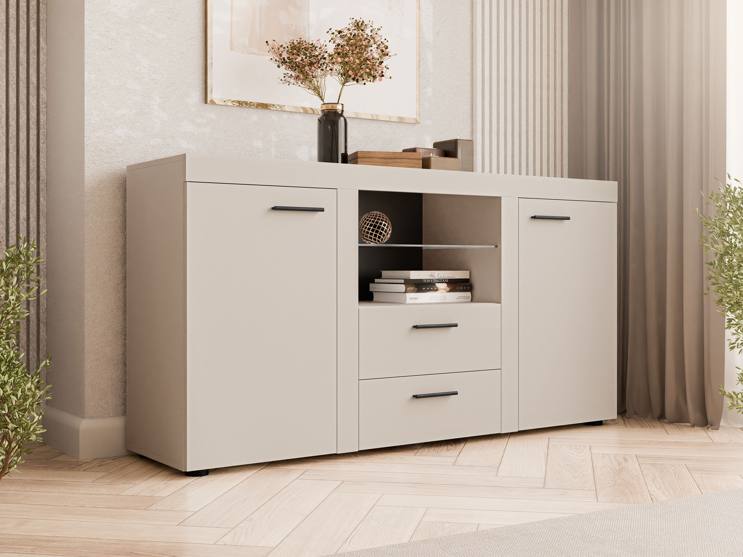 Chest of drawers Univio (Beige)