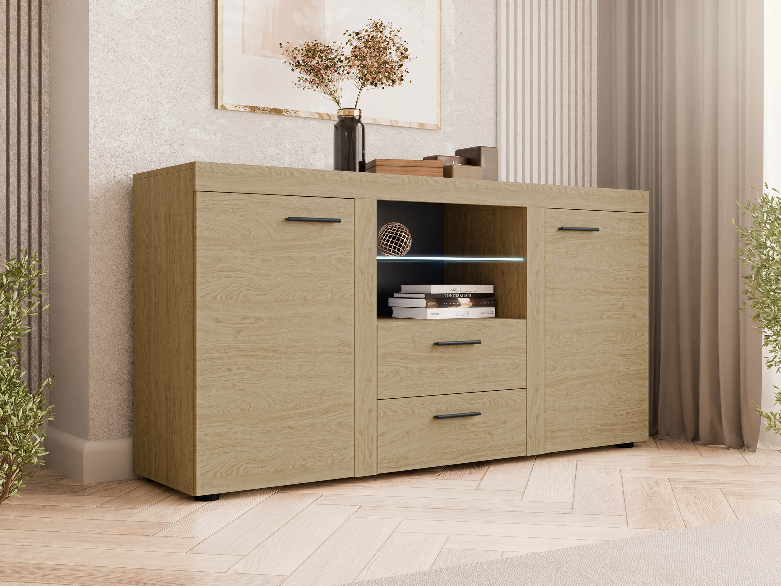 Chest of drawers Univio (Oak)