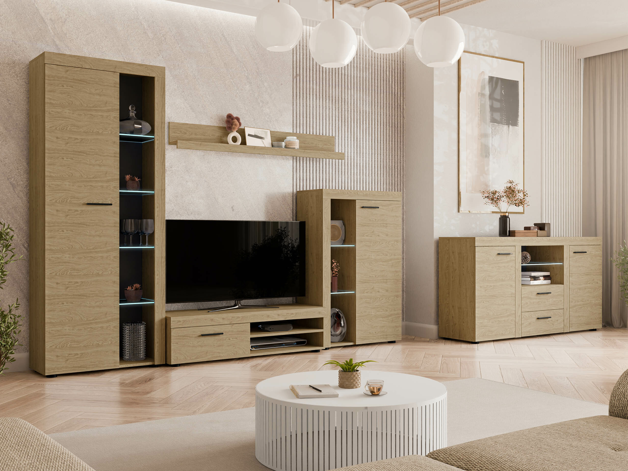 Chest of drawers Univio (Oak)