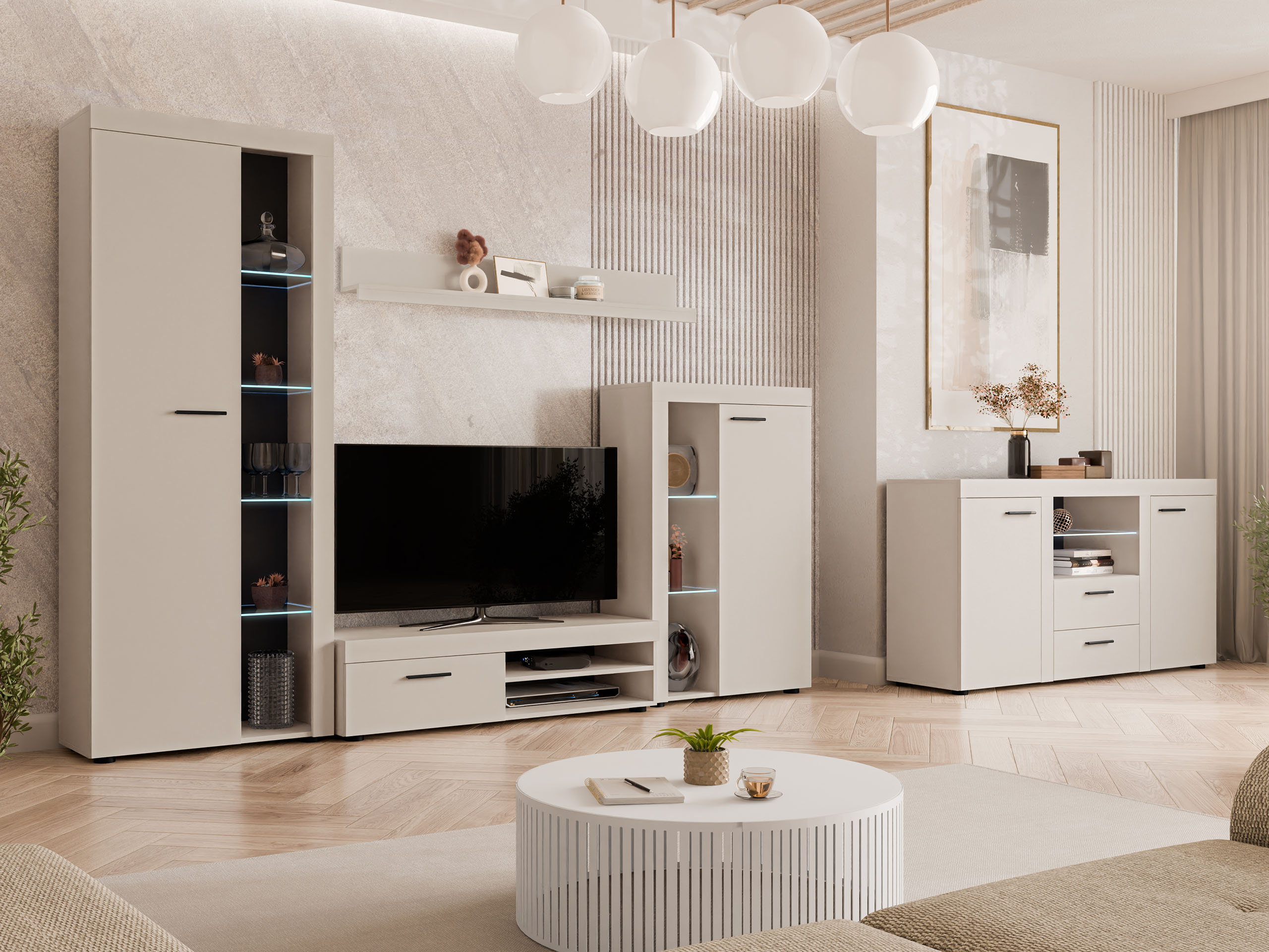Living room set Univio I (Beige)