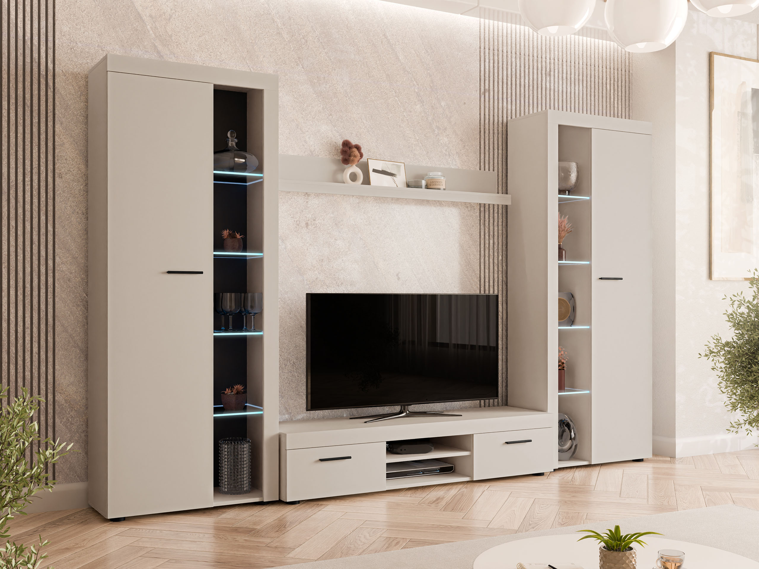 Living room set Univio II (Beige)