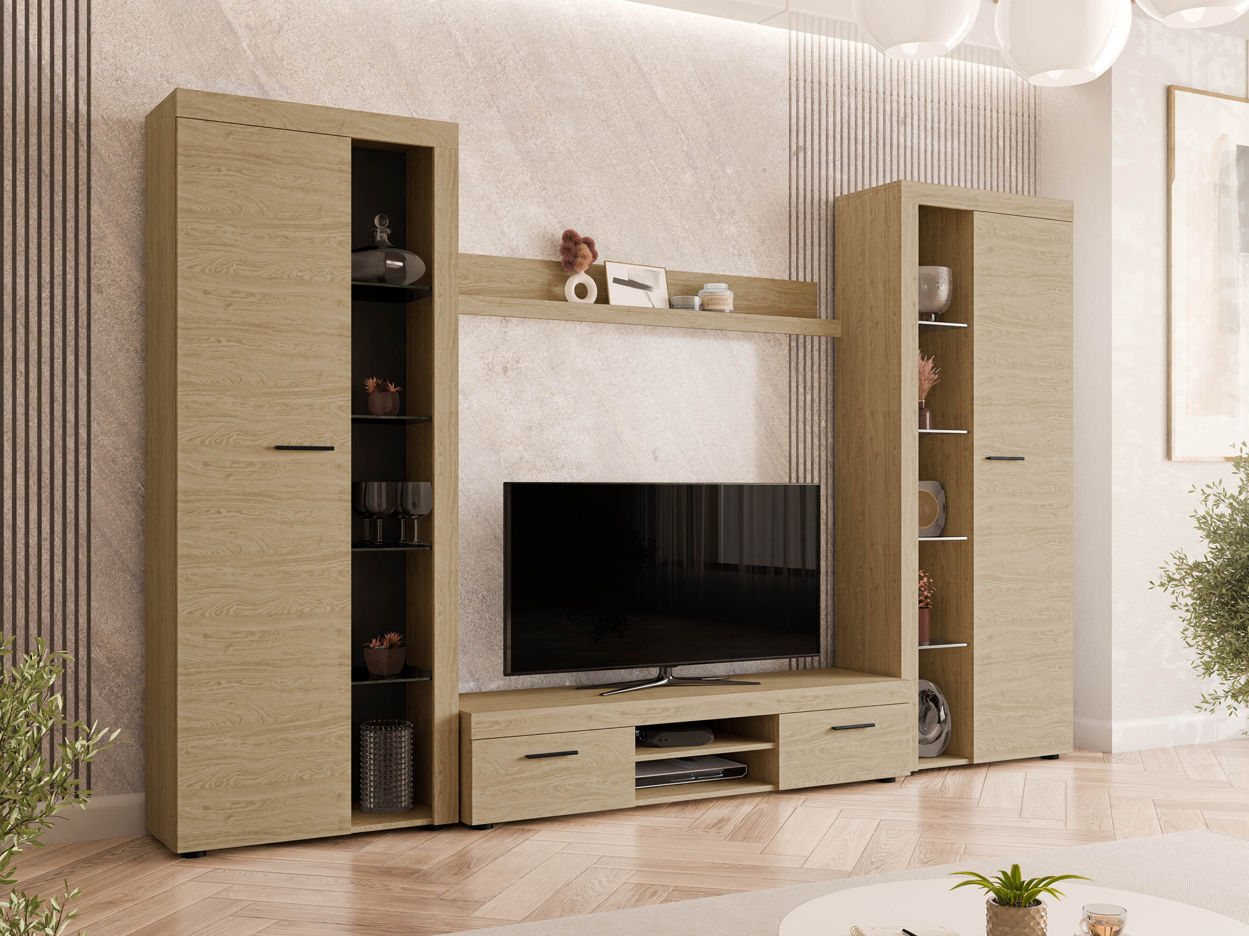 Living room set Univio II (Oak)