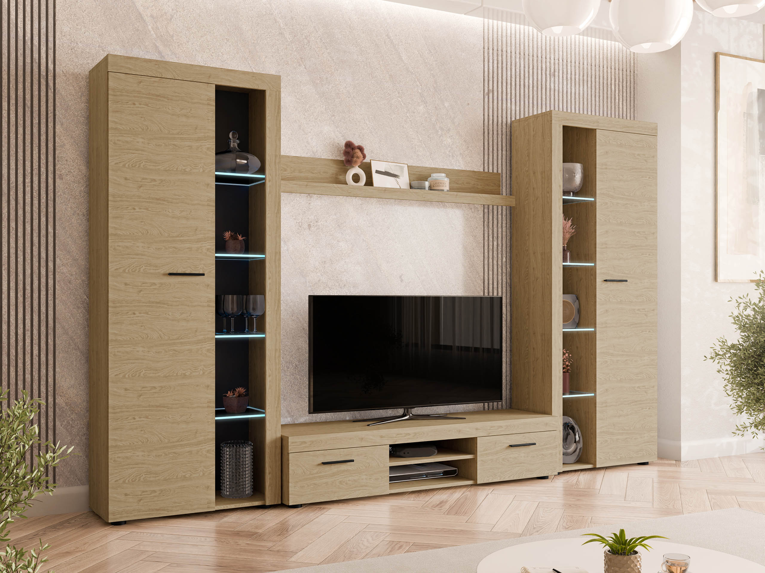Living room set Univio II (Oak)