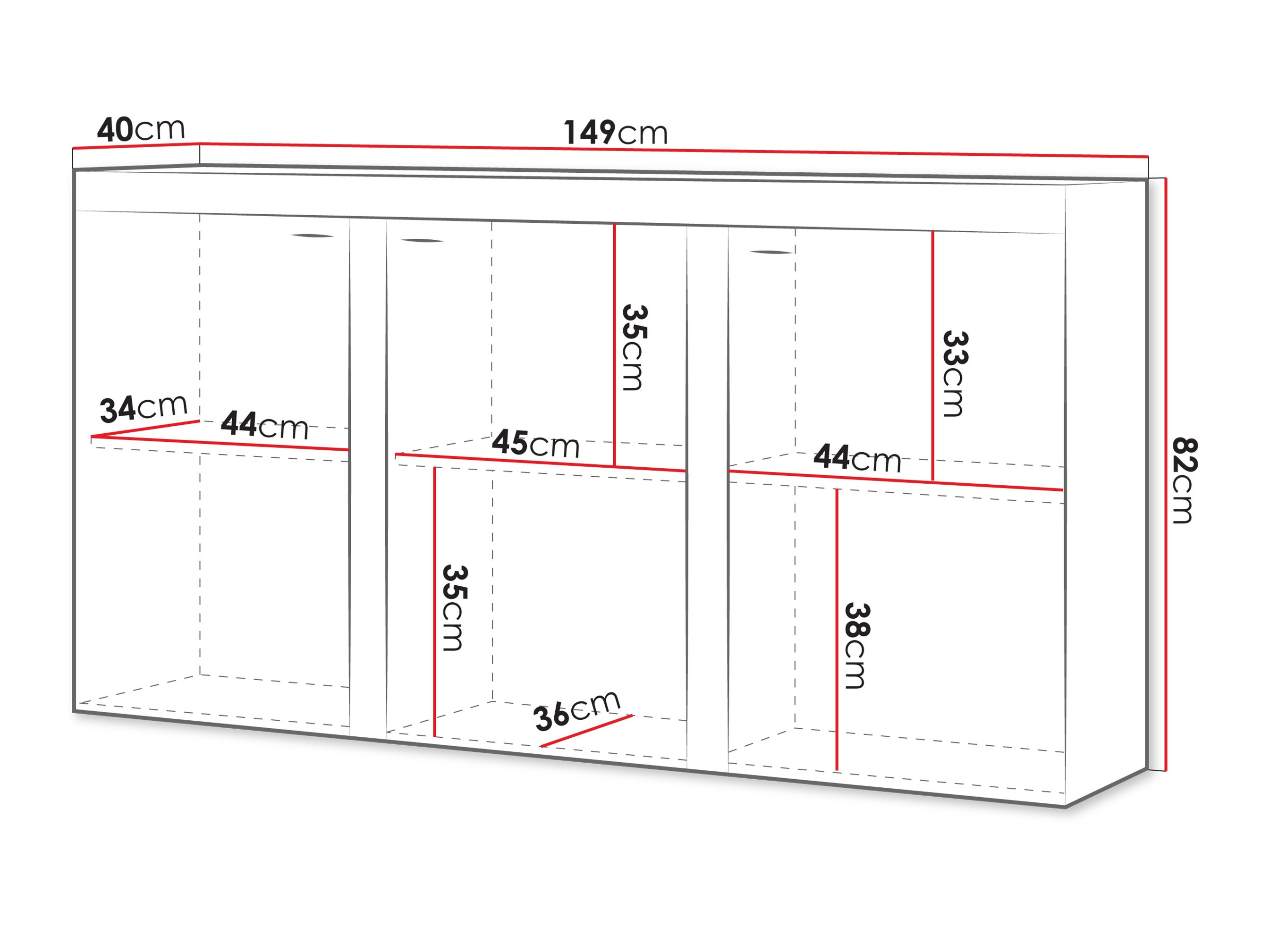Sideboard Univio I (Beige)