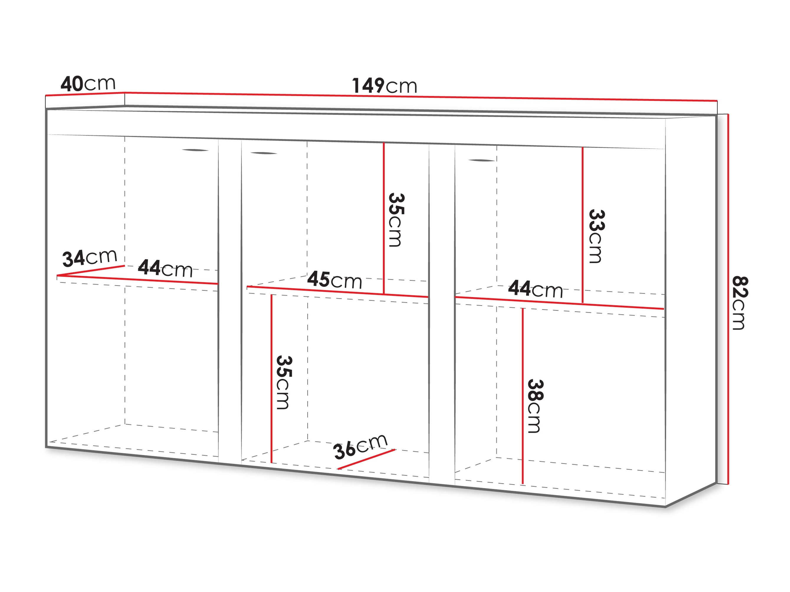 Sideboard Univio I (Oak)