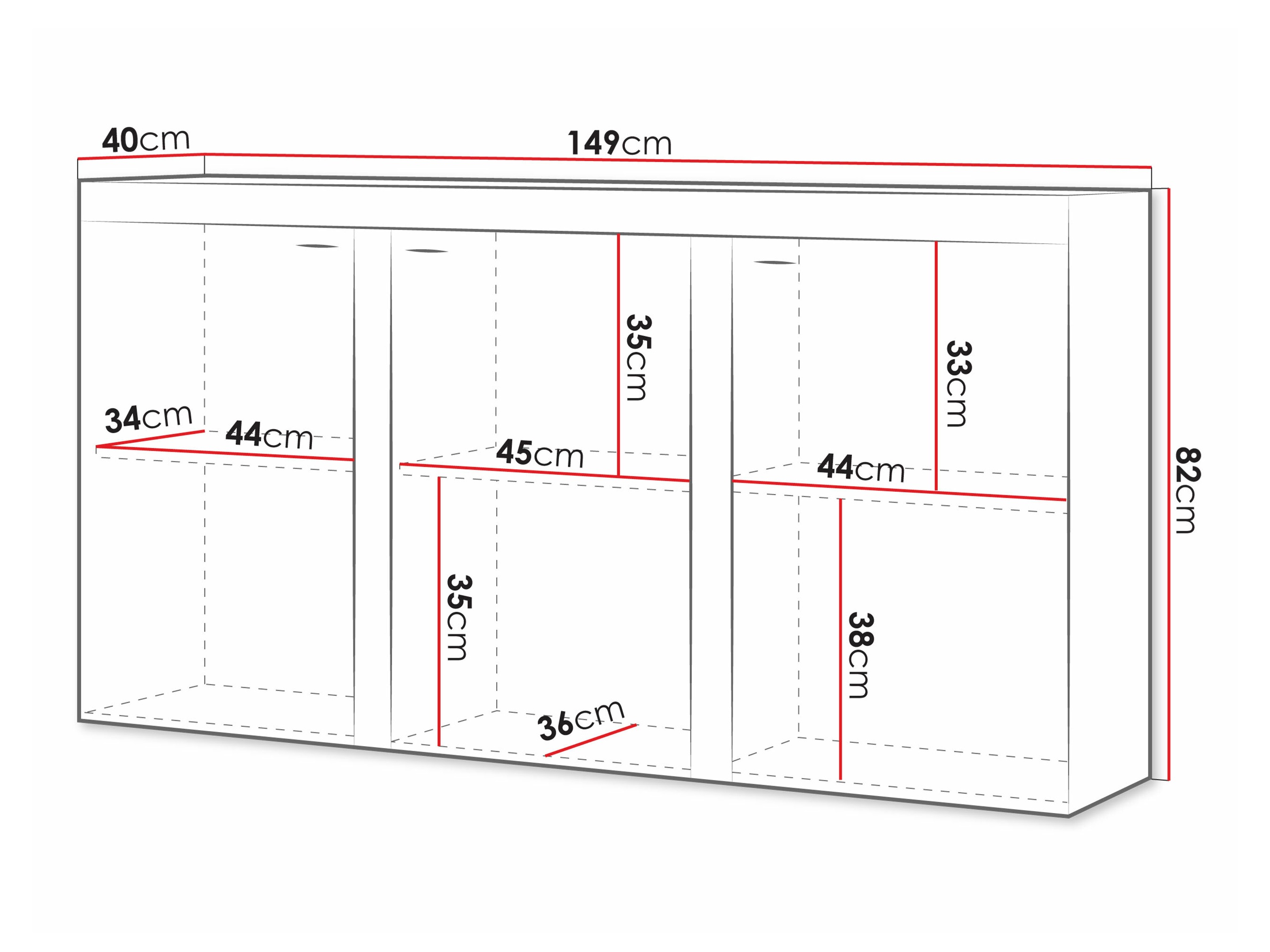 Sideboard Univio I (Sonoma oak)