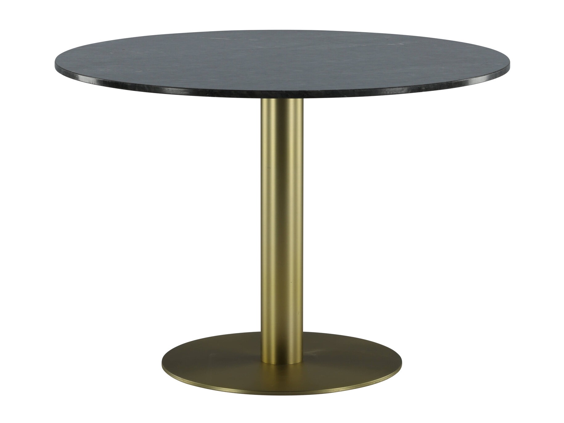 Table Dallas 175 (Black marble + Brass)