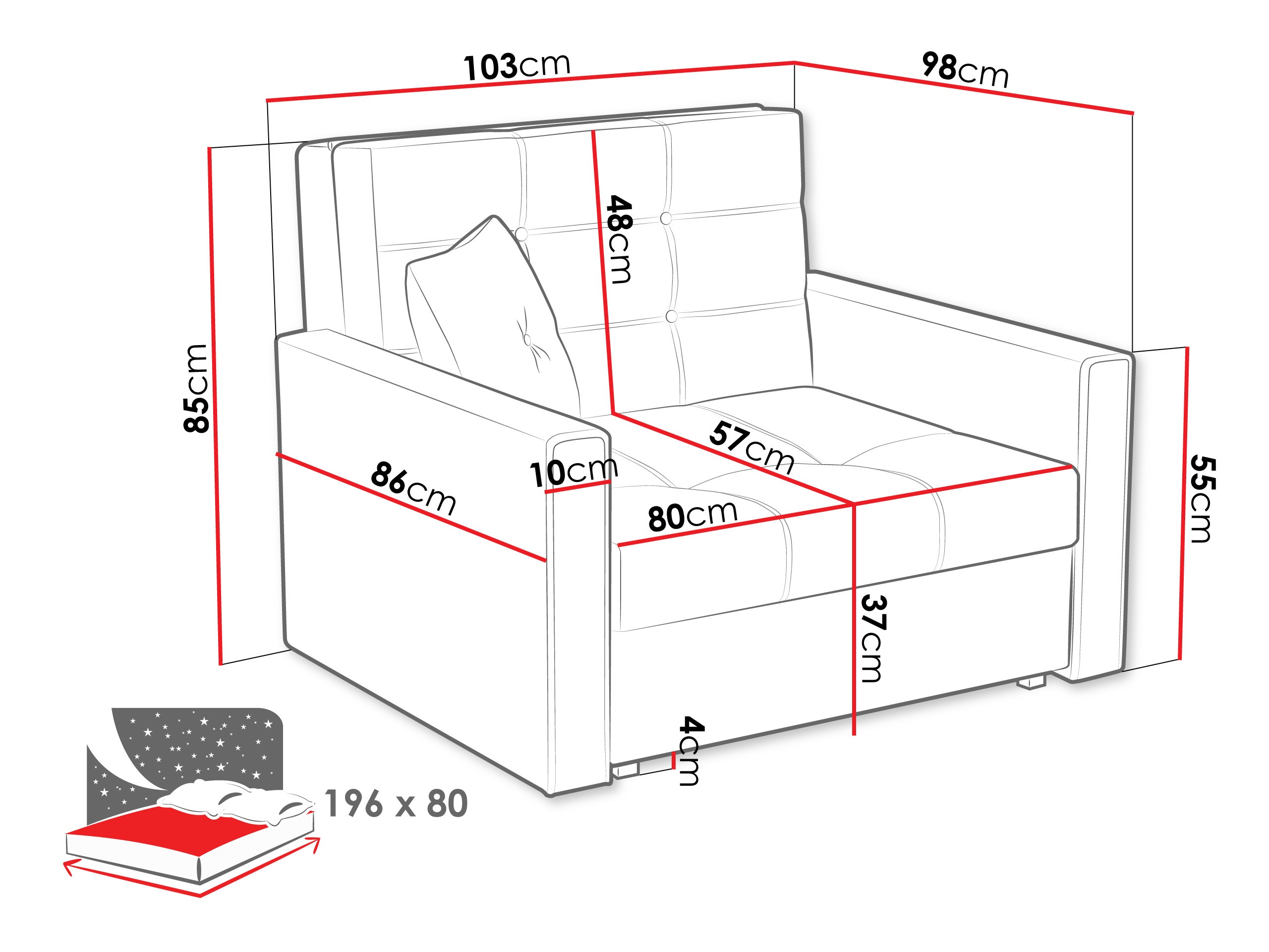 Armchair Seruna I (Tatum 275)