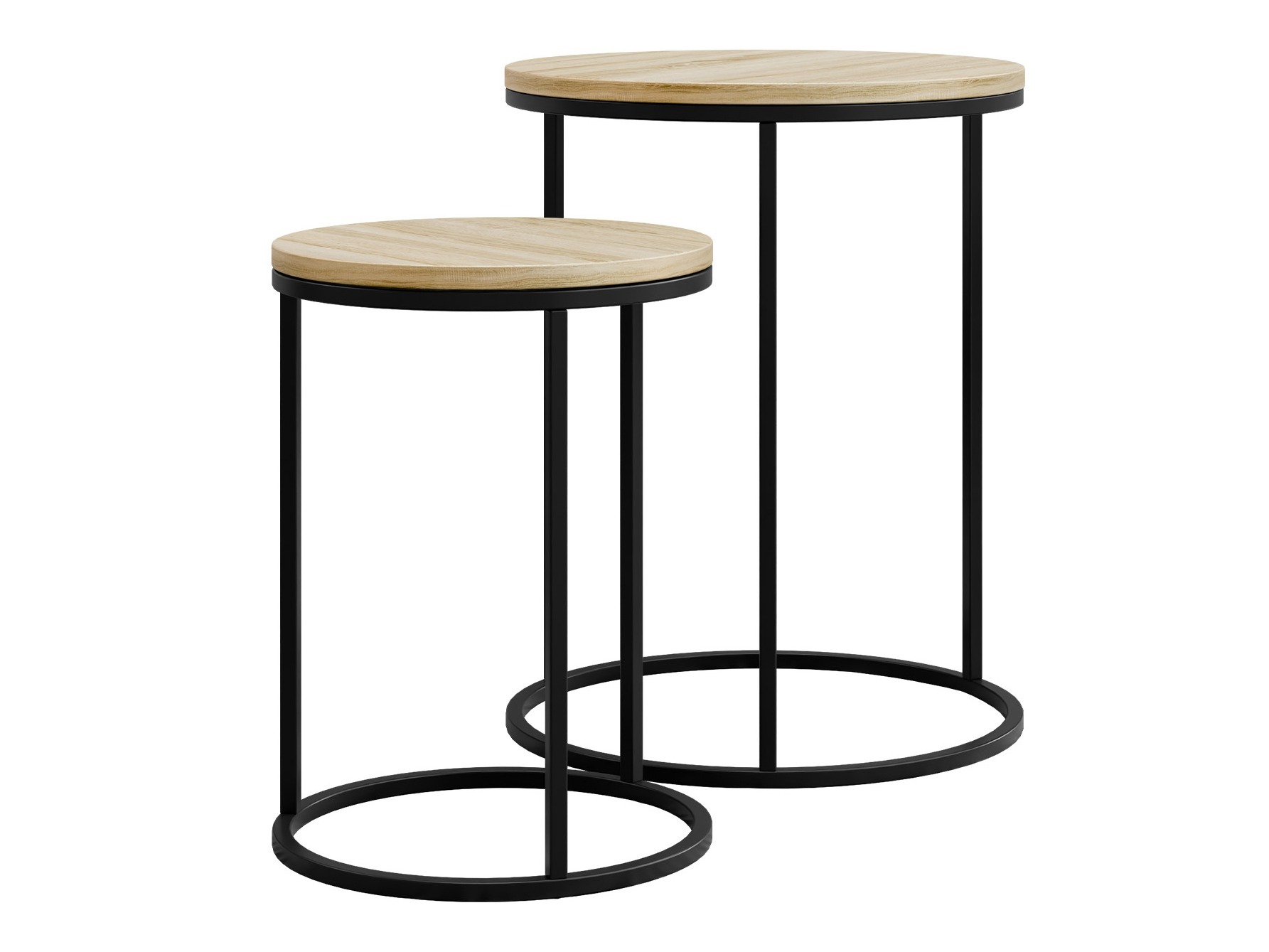 Nest of side tables Iter (Light wood)
