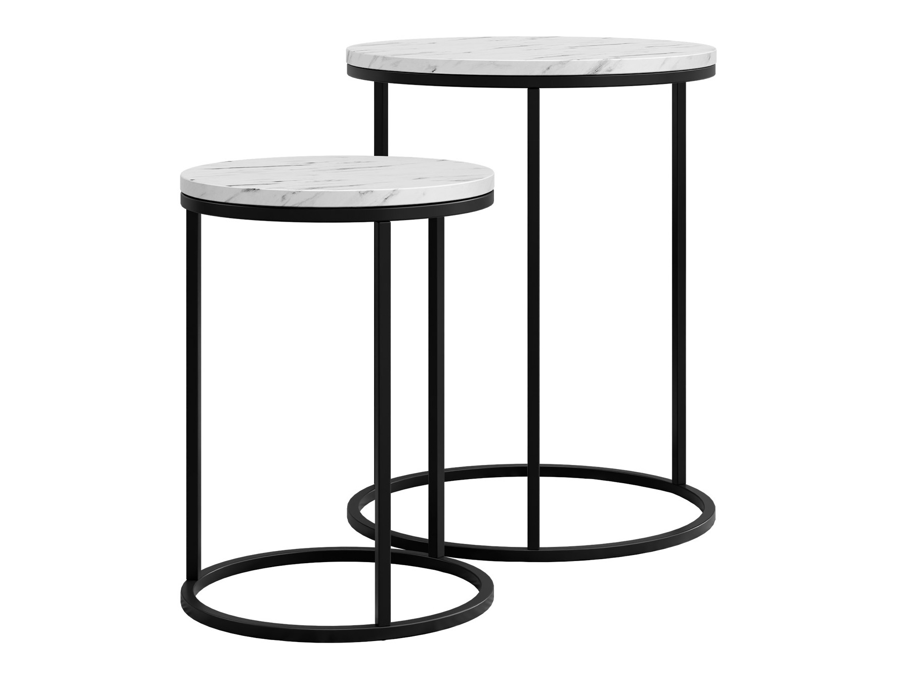 Nest of side tables Iter (White)