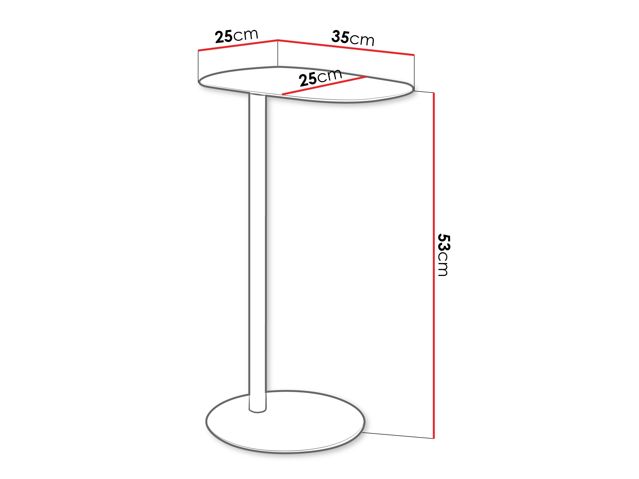 Side table Richardson 136 (White)