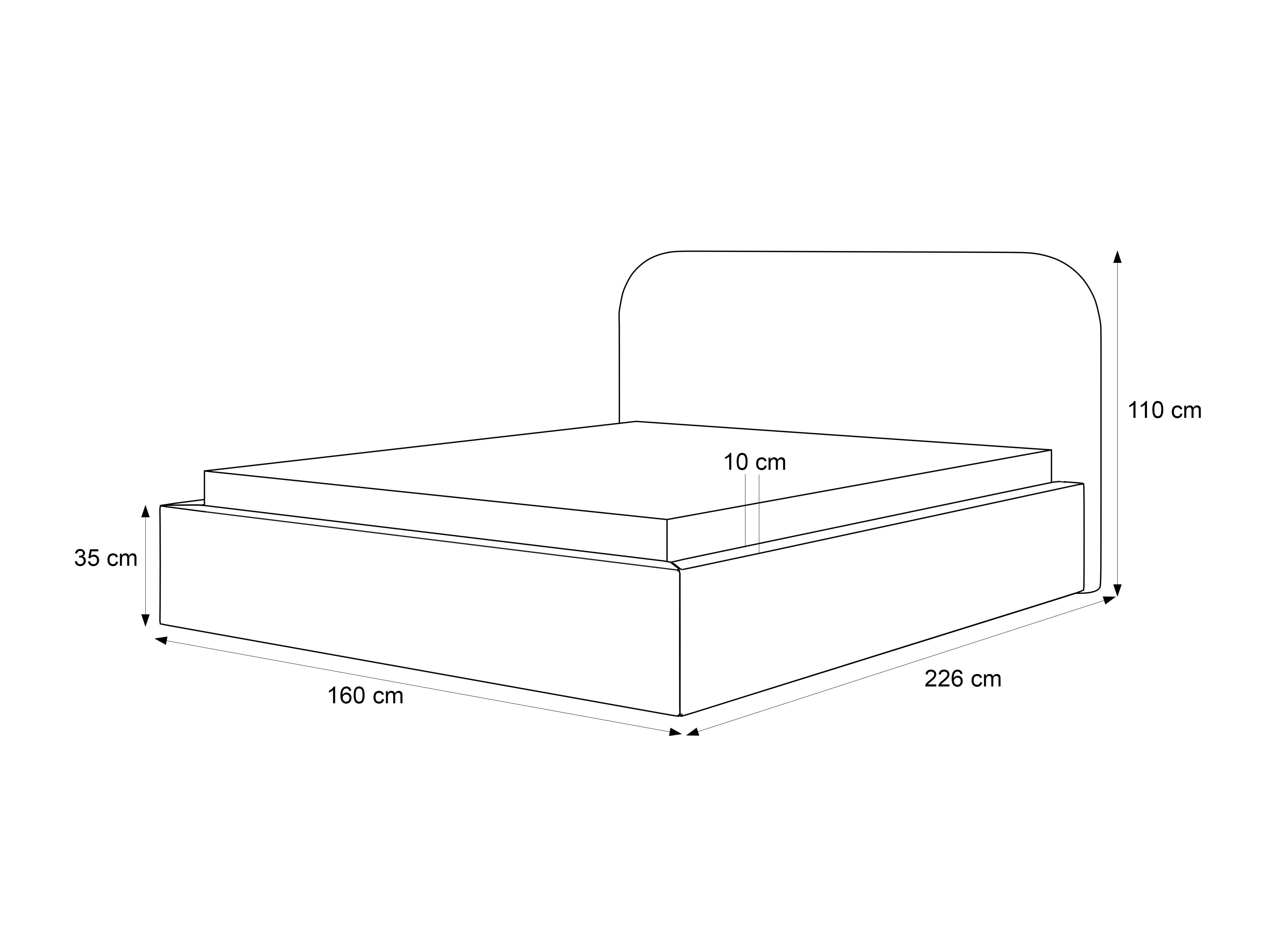 Bed Martinez 126 (Lumi 04)
