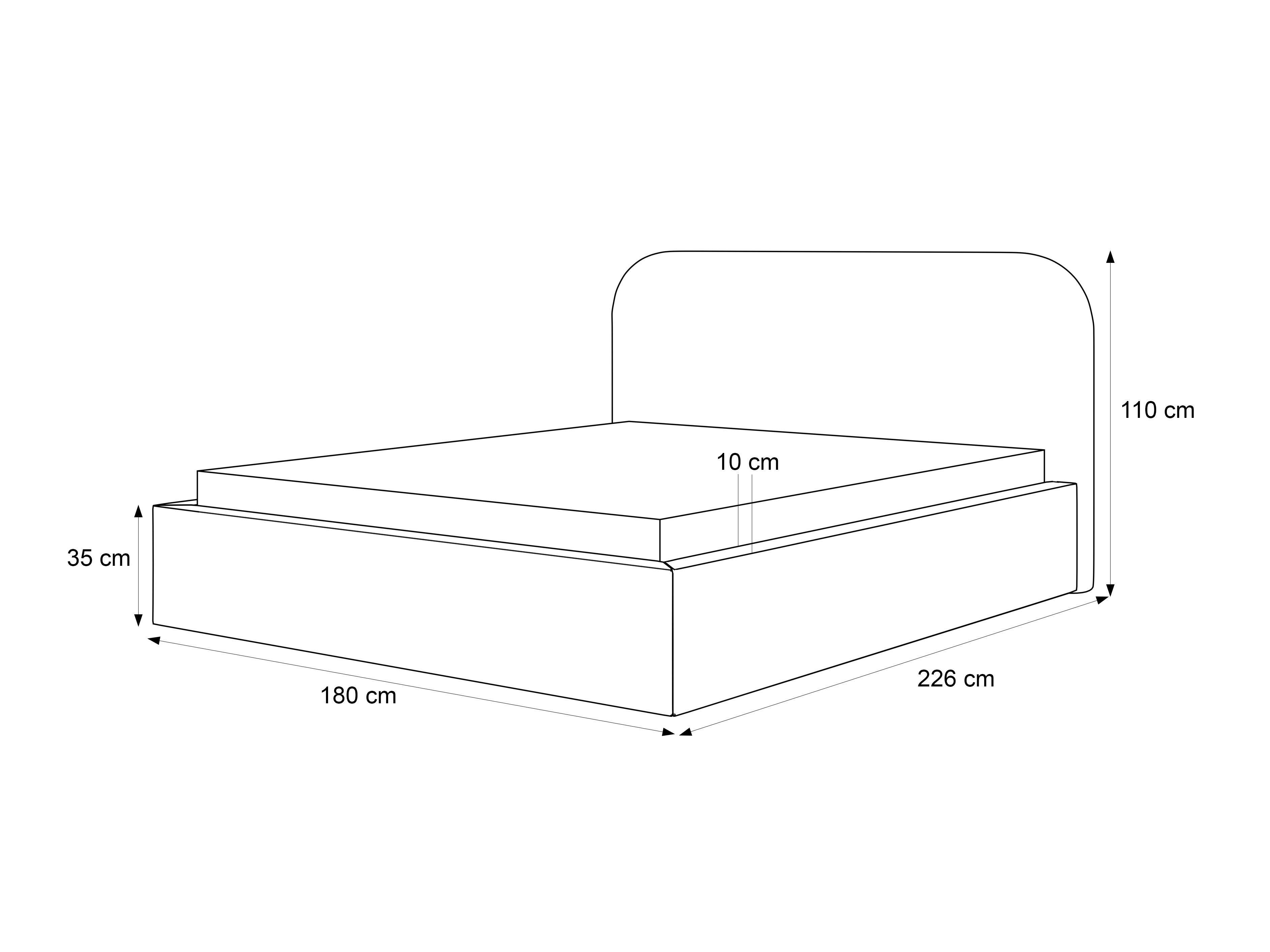 Bed Martinez 126 (Lumi 04)