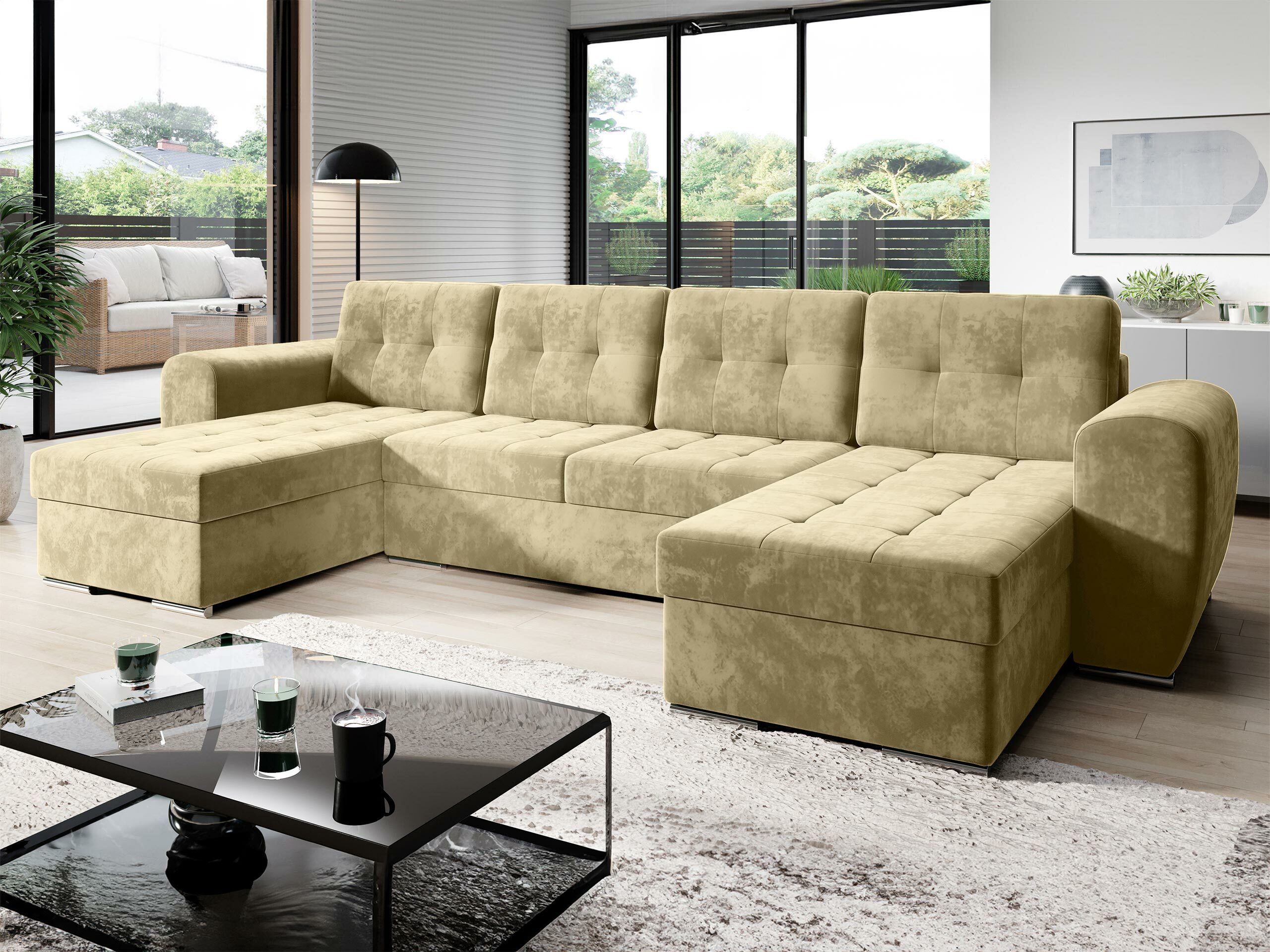 Corner sofa Arvada 117 (Monolith 04)