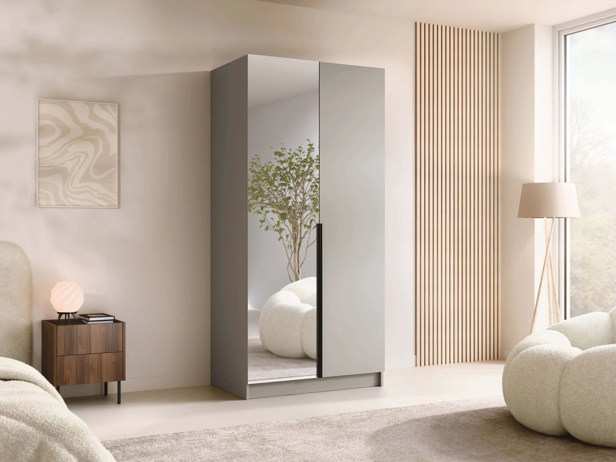 Wardrobe Closico 194 (Cashmere + Black)