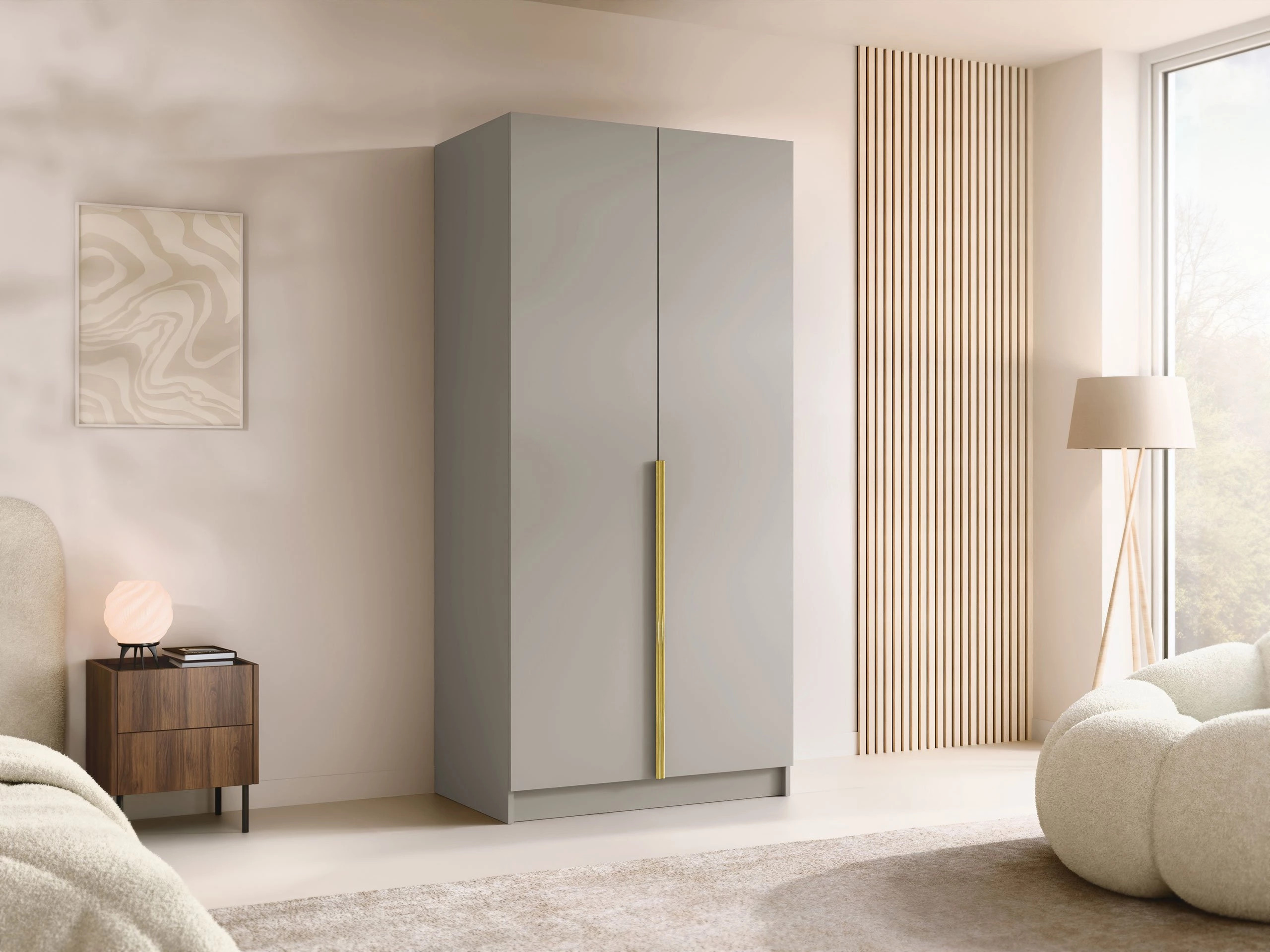 Wardrobe Closico 195 (Cashmere + Golden)