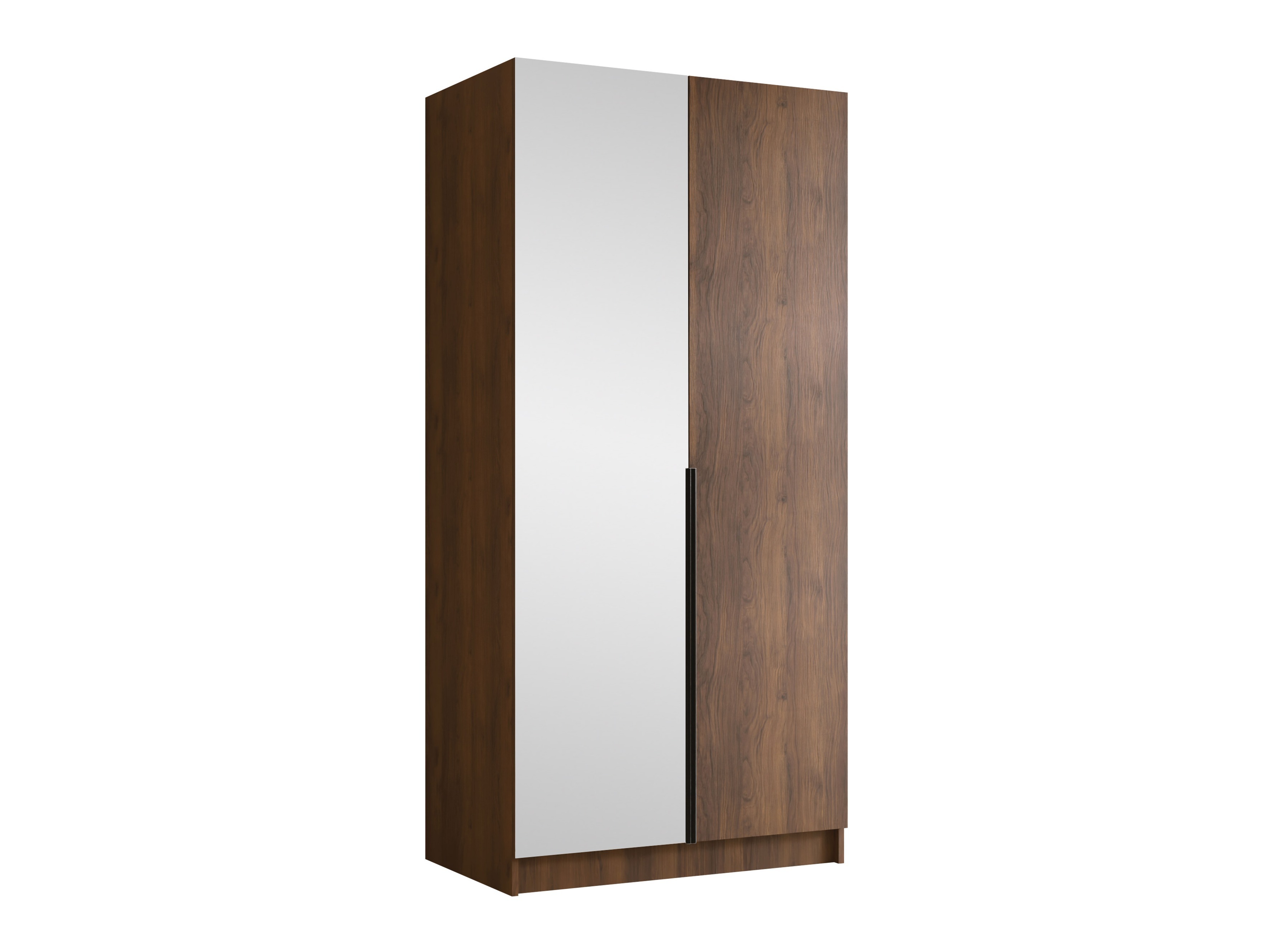 Wardrobe Closico Staton II (Walnut + Black)