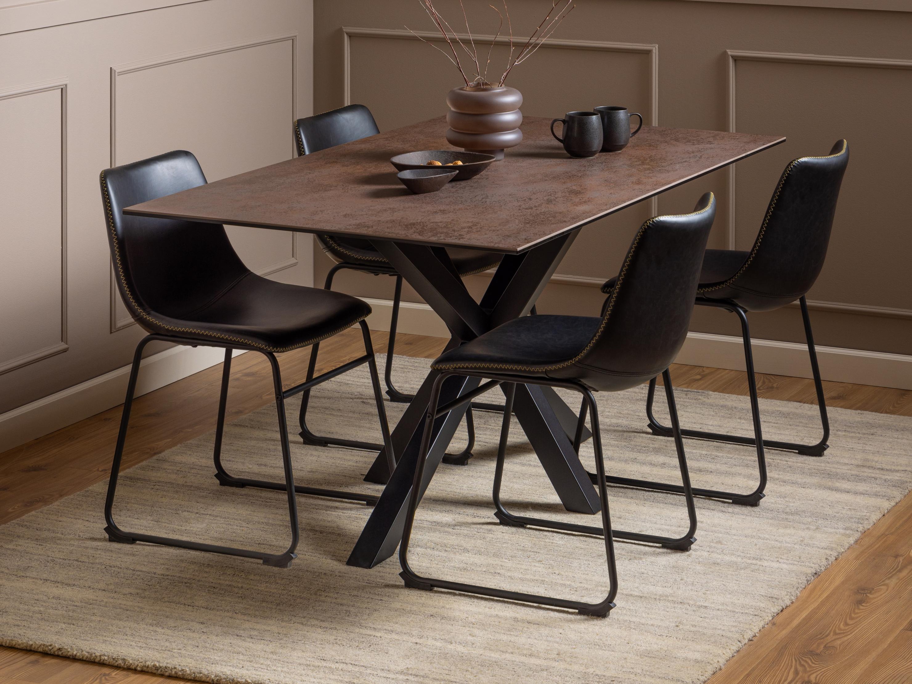 Table Norsica 446 (Brown + Black)