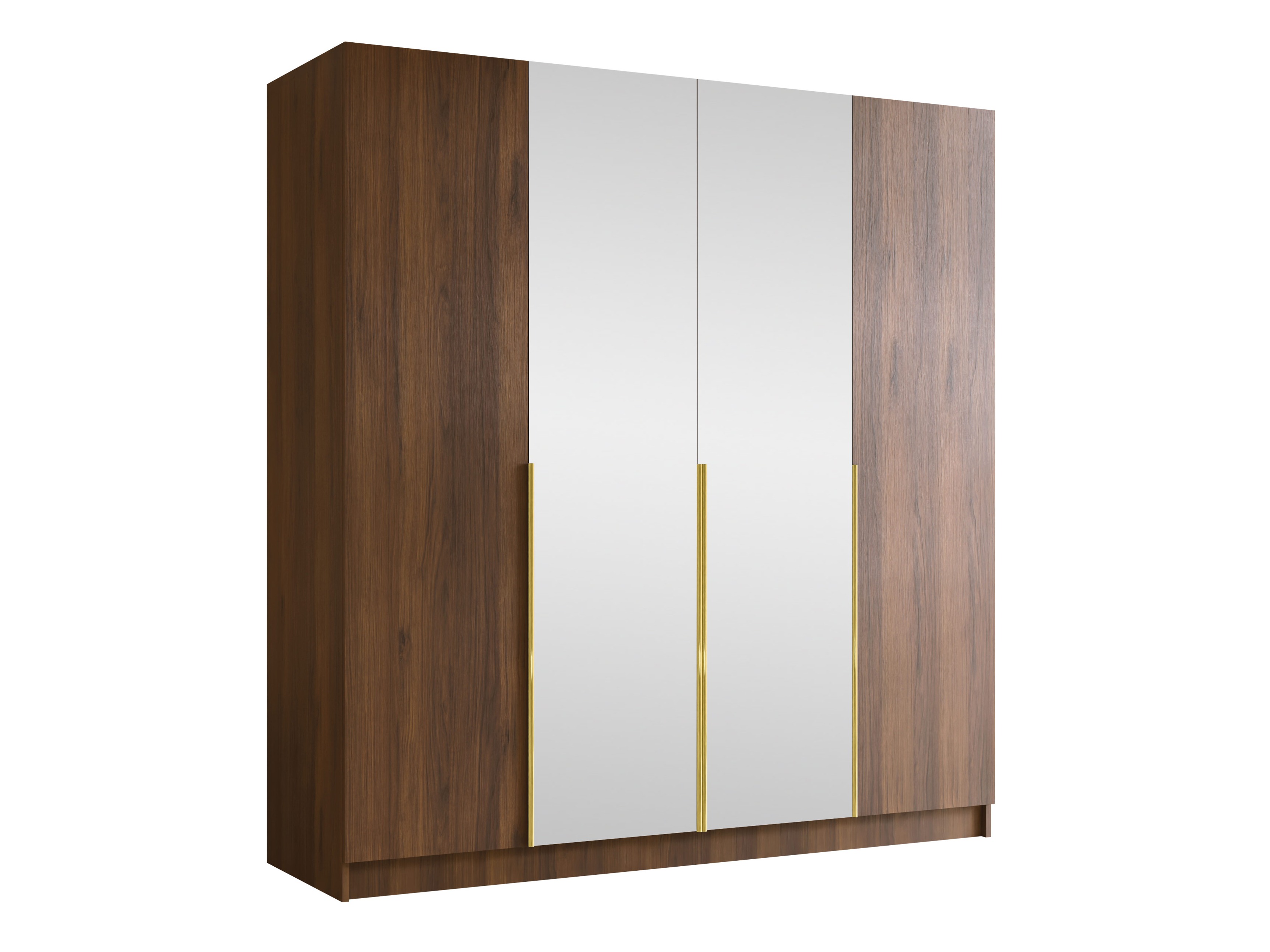 Wardrobe Closico 191 (Walnut + Golden)