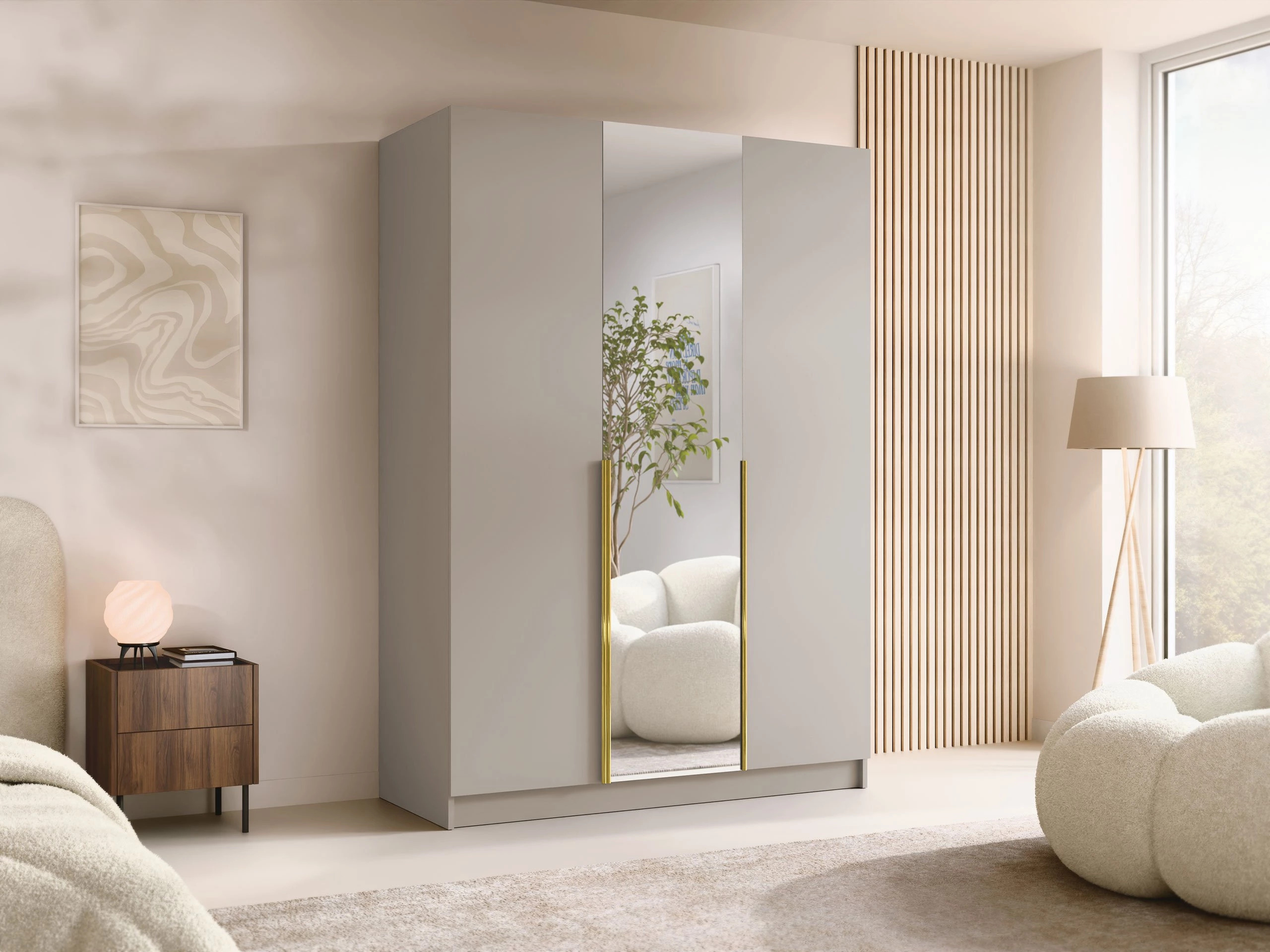 Wardrobe Closico 197 (Cashmere + Golden)