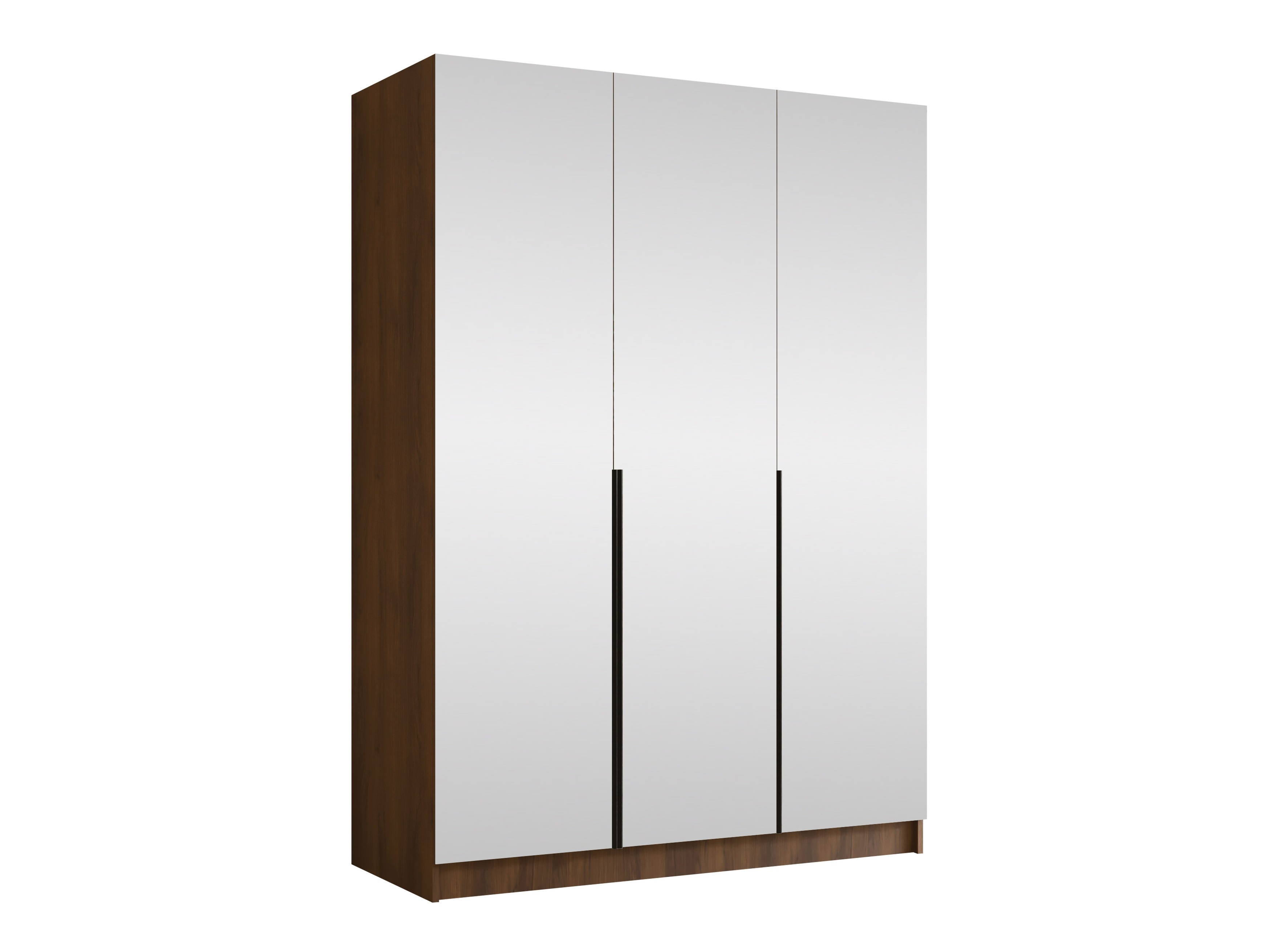 Wardrobe Closico Decoron III (Walnut + Black)
