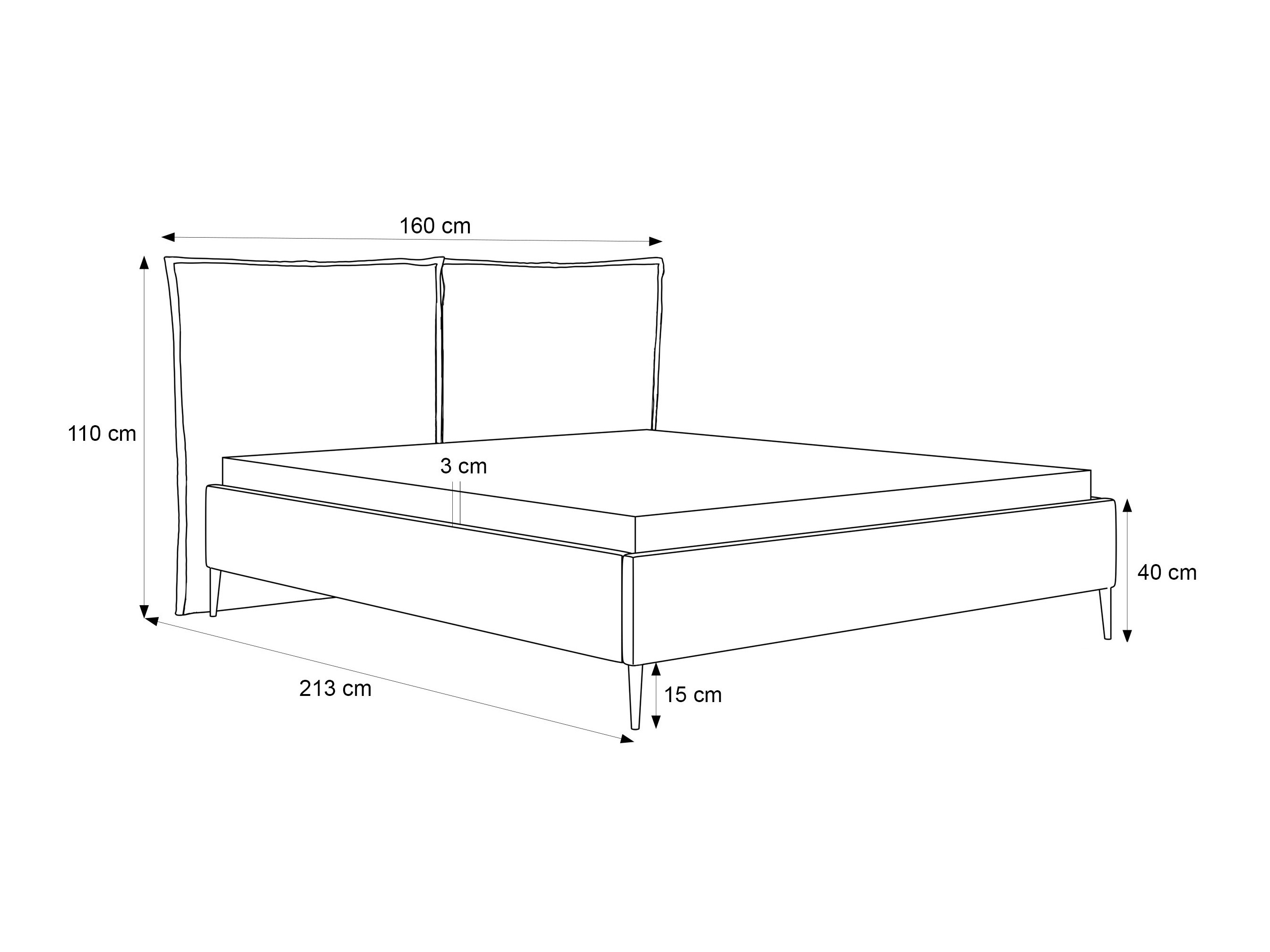 Bed Martinez 127 (Lumi 04)