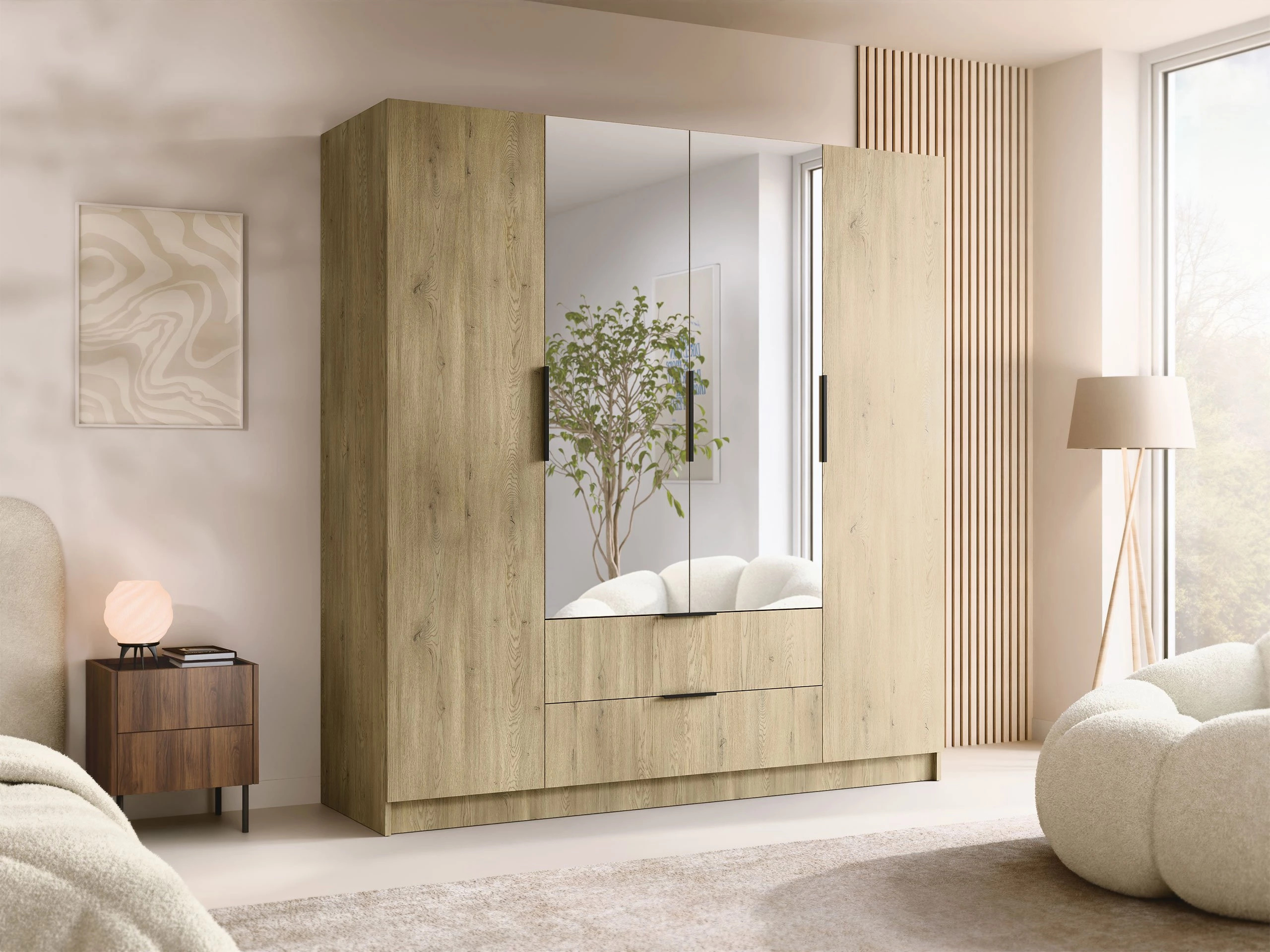 Wardrobe Closico Cadron II (Oak)
