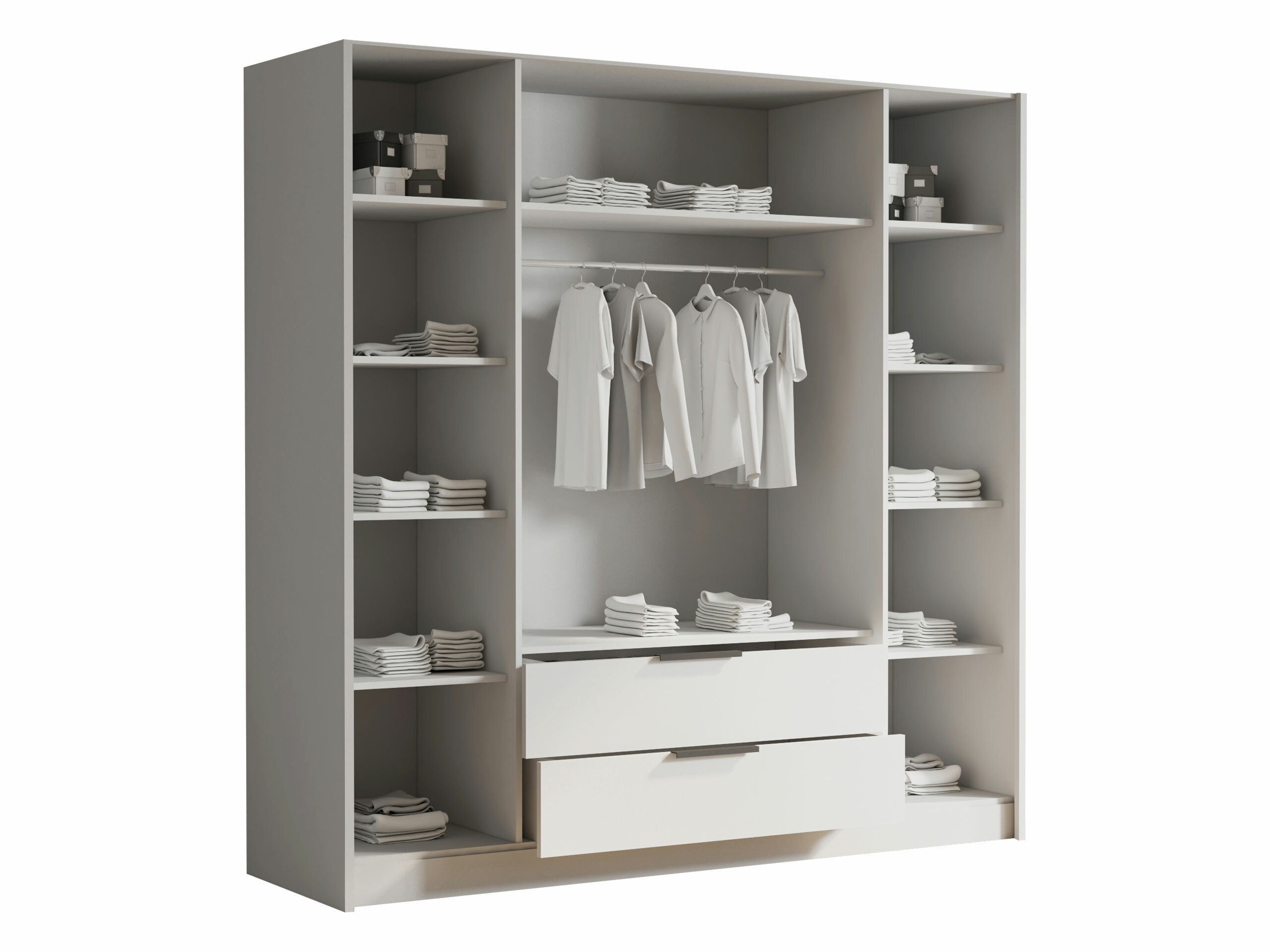 Wardrobe Closico Cadron II (White)