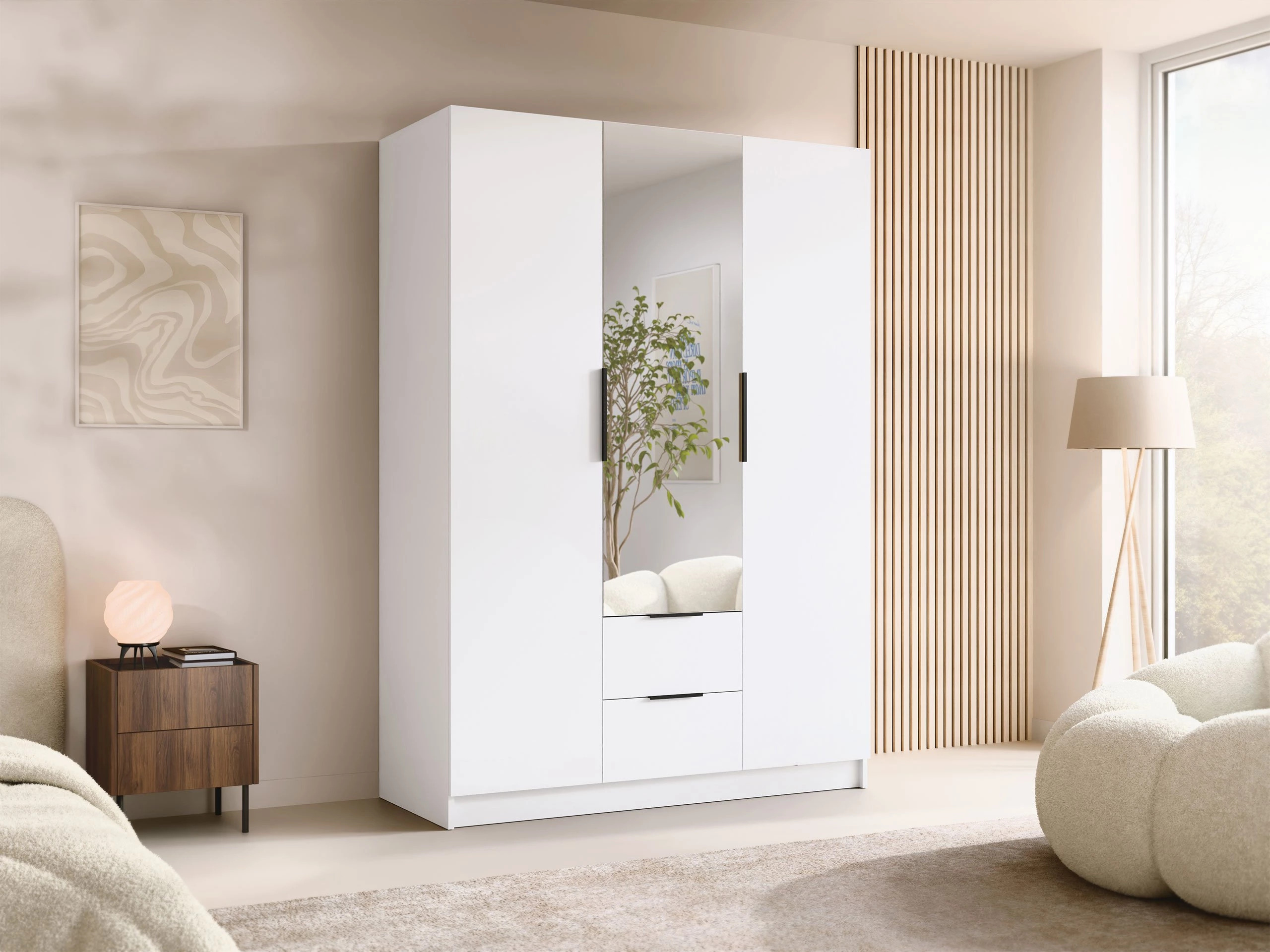 Wardrobe Closico Calvron II (White)