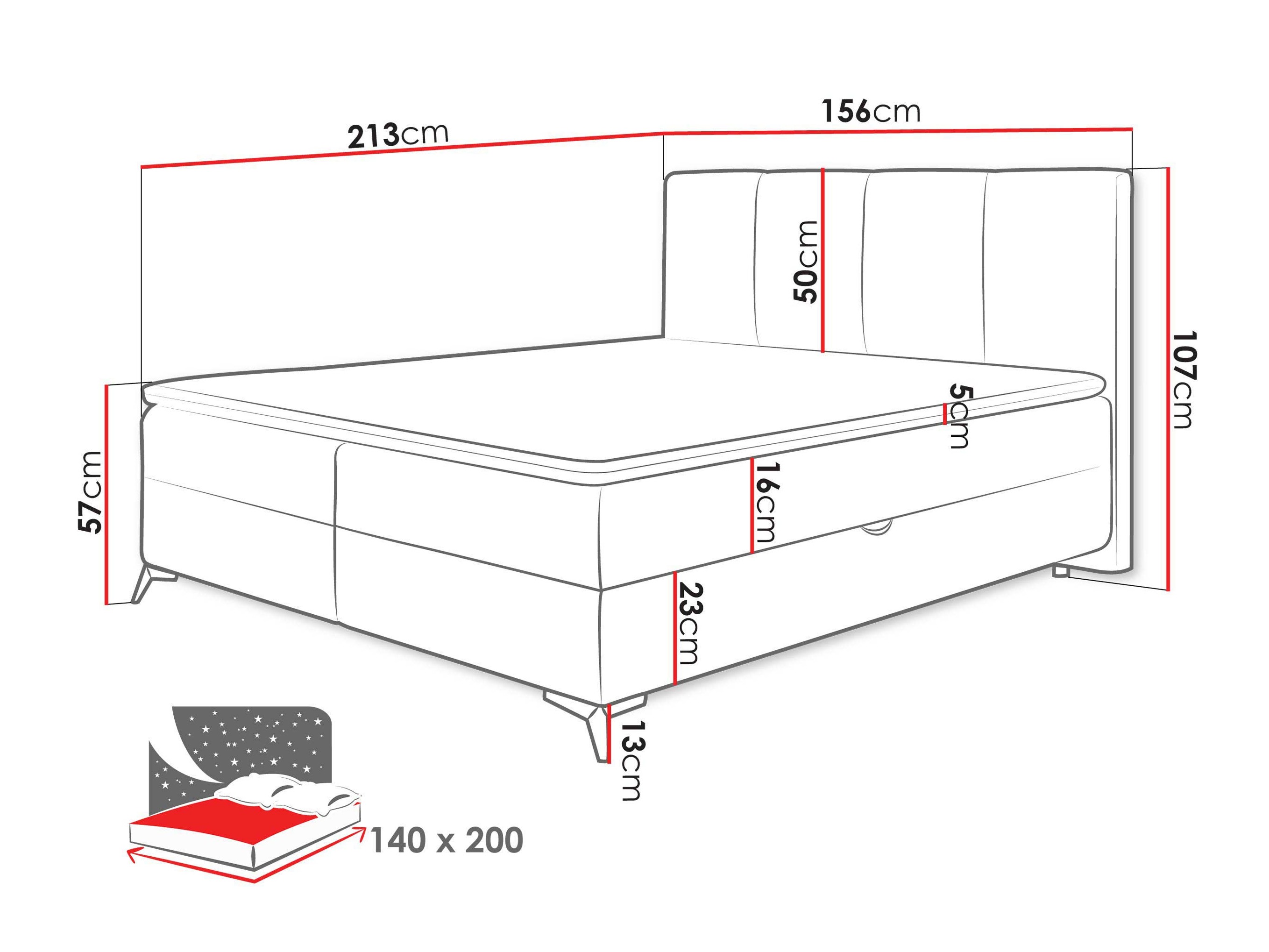 Continental bed Viter (Vibe 03)