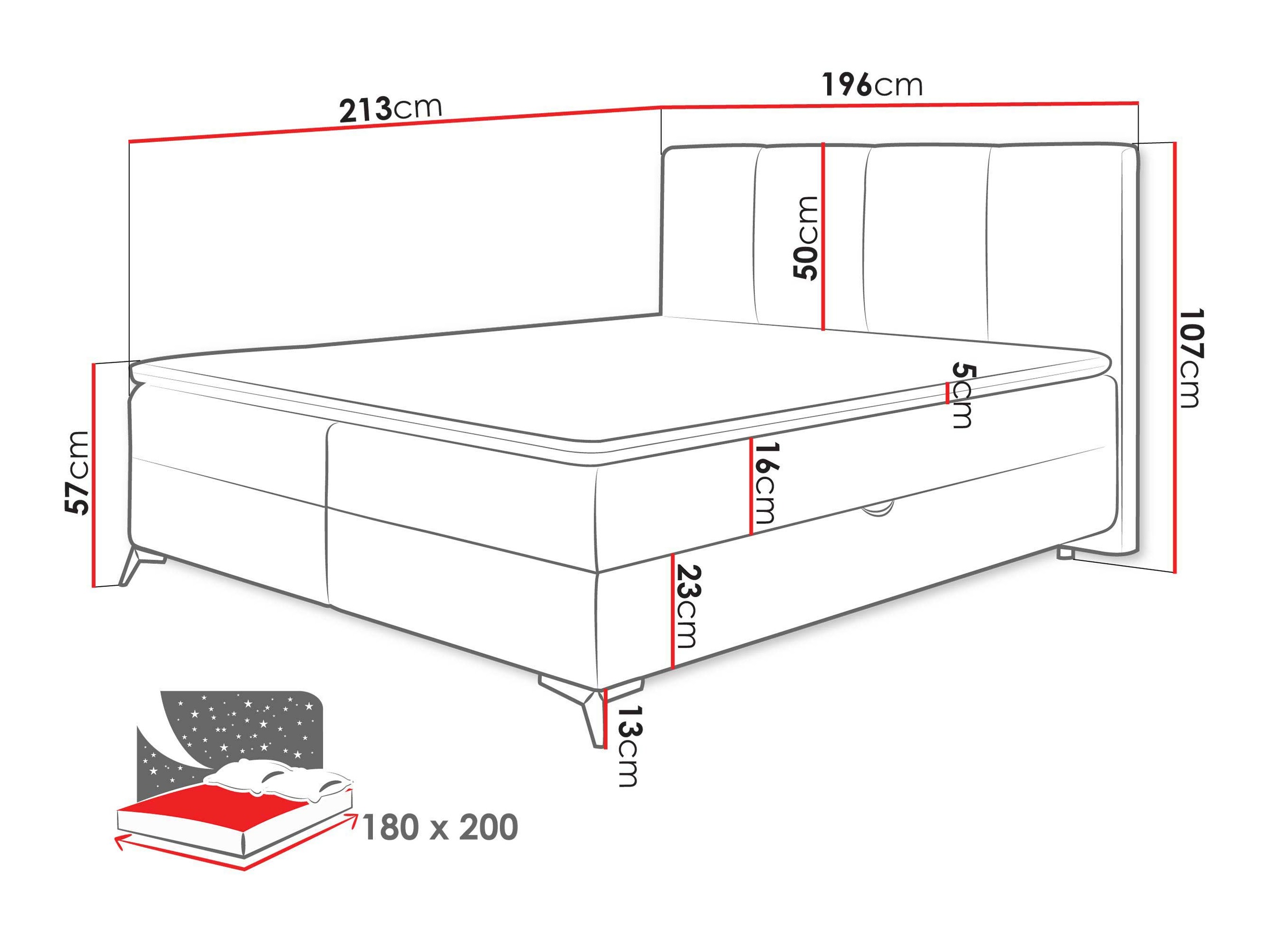 Continental bed Viter (Vibe 03)